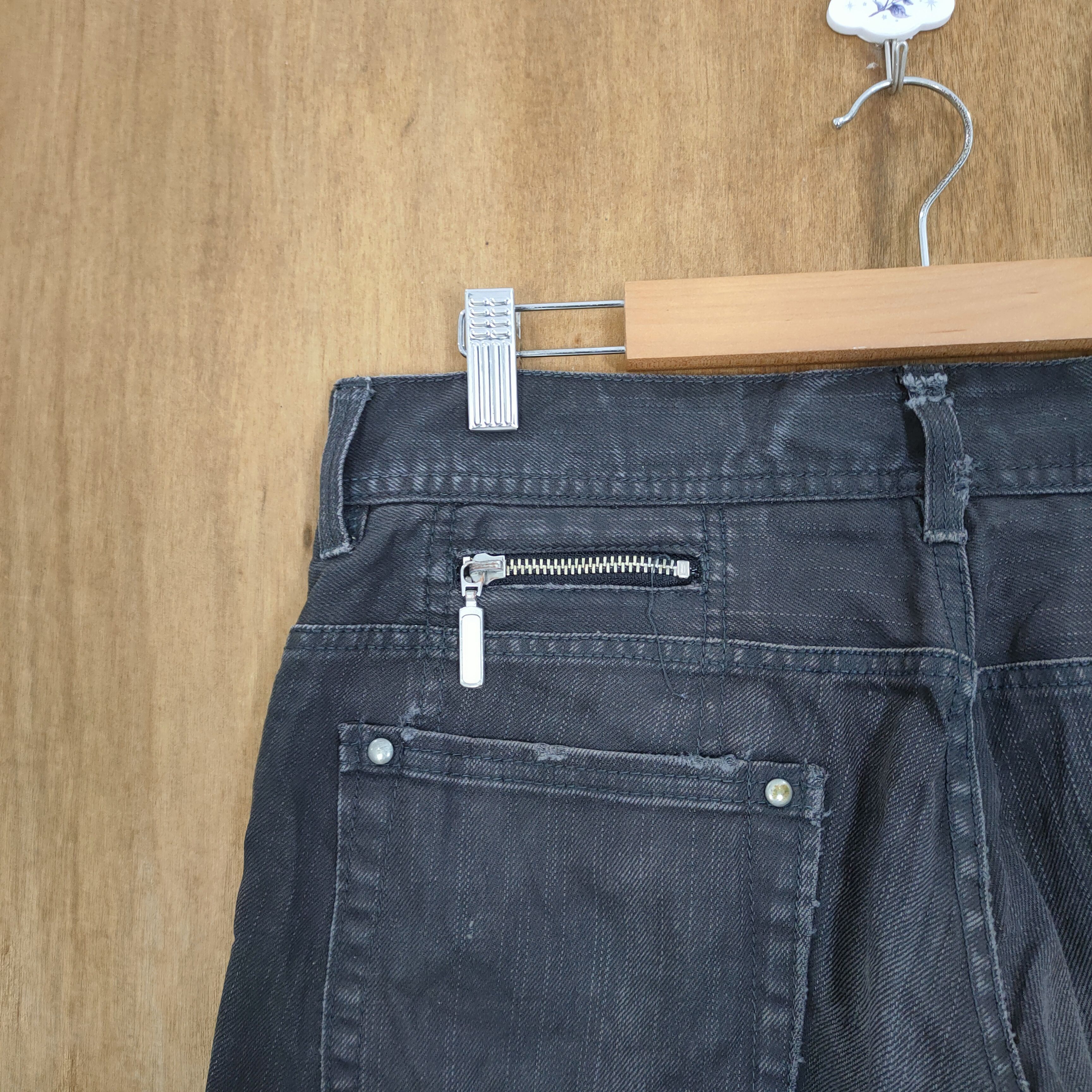 Japanese Brand JAPANESE BRAND BLACK JEANS PANTS MULTIPOCKET Size US 31 - 8 Thumbnail