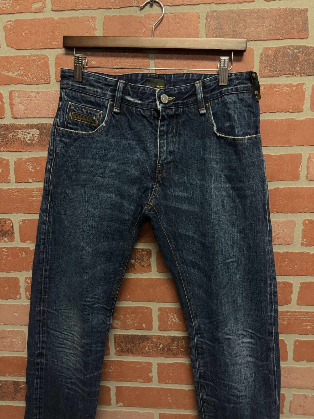 Fendi Fendi Jeans Blue Size 32/34 Authentic VINTAGE RARE Size US 32 / EU 48 - 7 Thumbnail