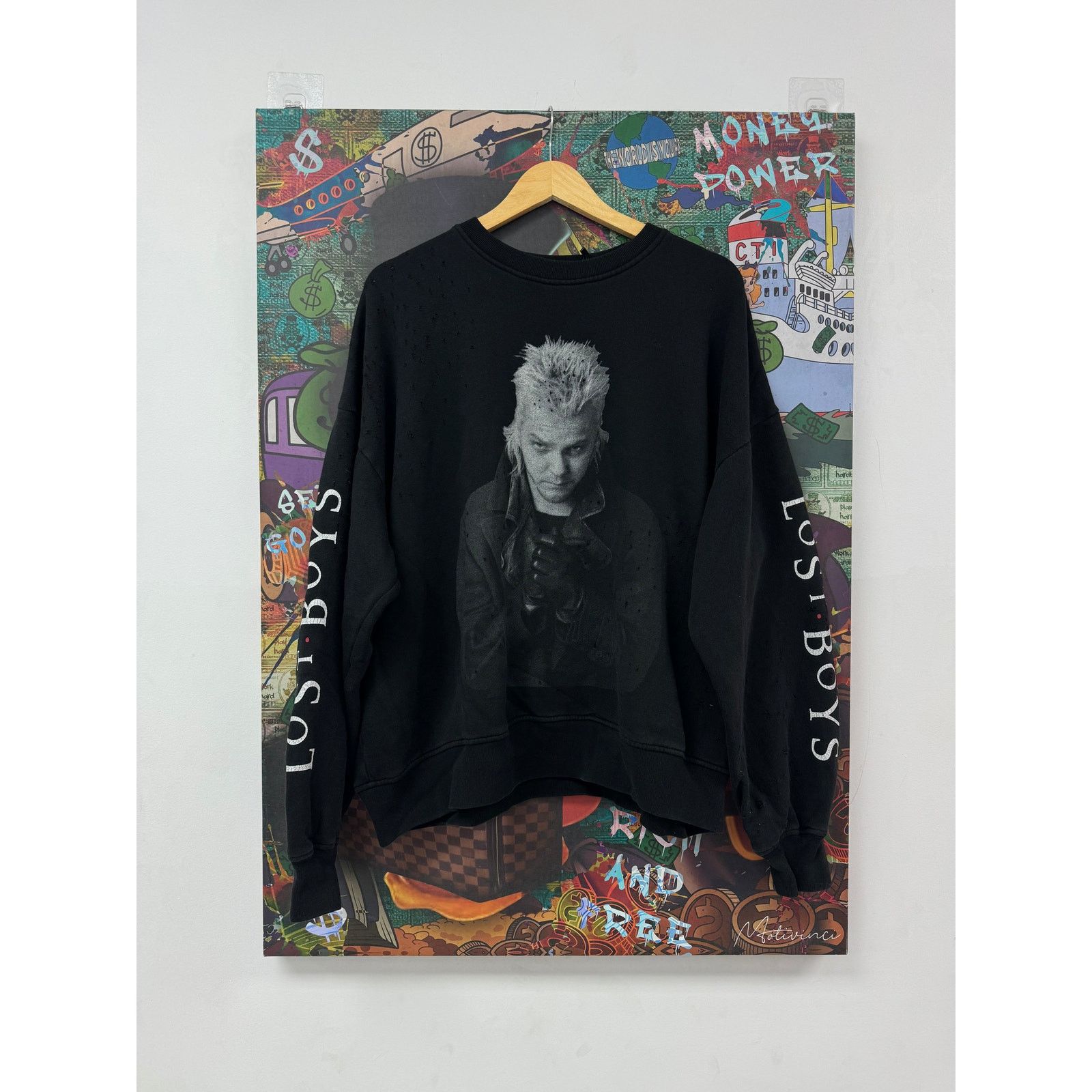 Amiri Amiri Lost Boys Crewneck Used Medium Size US M / EU 48-50 / 2 - 1 Thumbnail