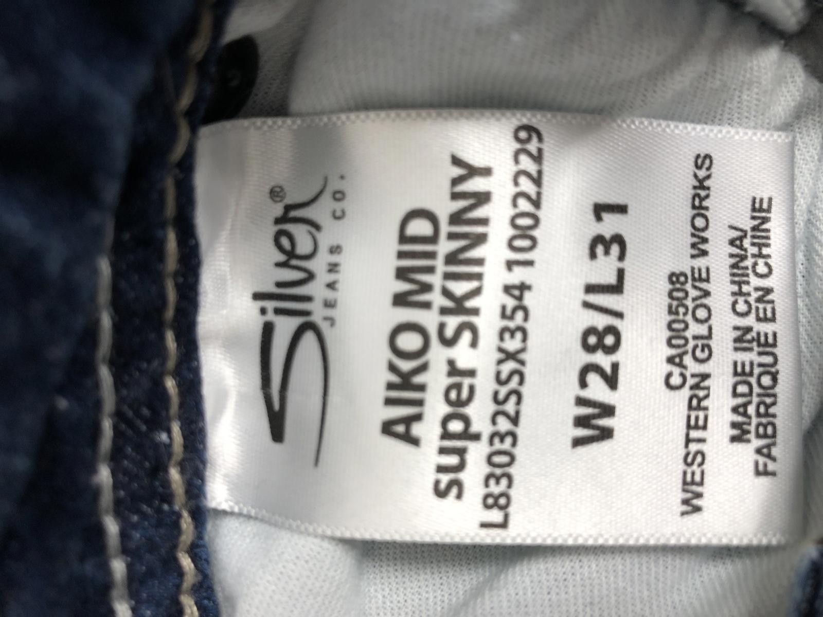 Silver Jeans Co. Silver Jeans Co. Denim Motion Women's Slim Fit Jeans Size 28" / US 6 / IT 42 - 7 Thumbnail