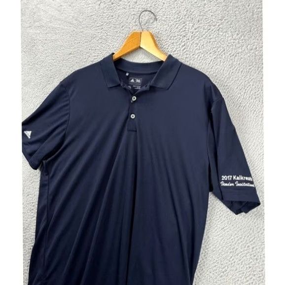 Adidas Adidas Polo Shirt Mens XL Navy Blue Short Sleeve Golf Rugby Activewear New Size US XL / EU 56 / 4 - 5 Thumbnail