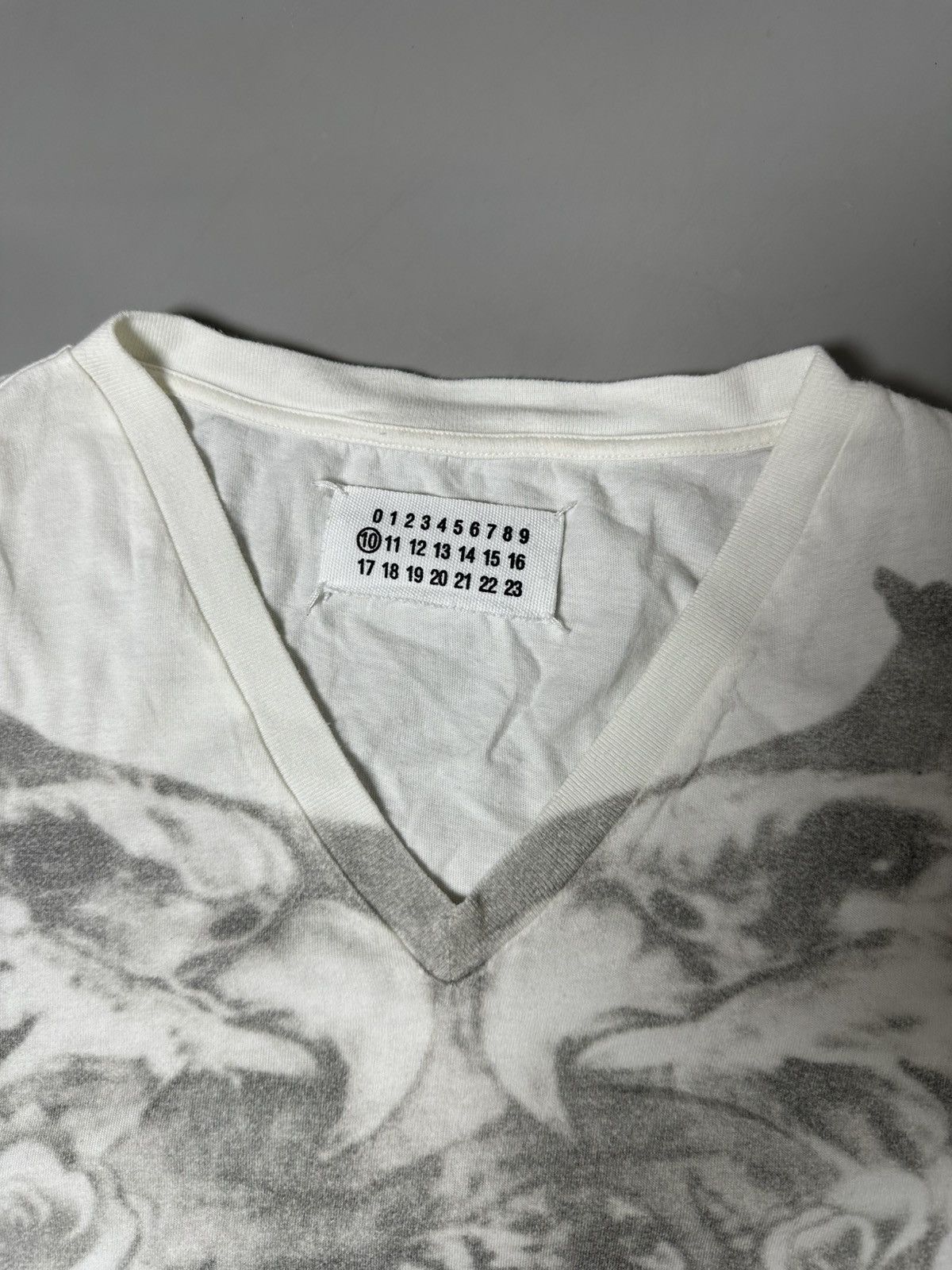 Maison Margiela Maison Margiela 2010 “Eagle & Rose” Trompe L’Oeil Tee Size US M / EU 48-50 / 2 - 2 Thumbnail