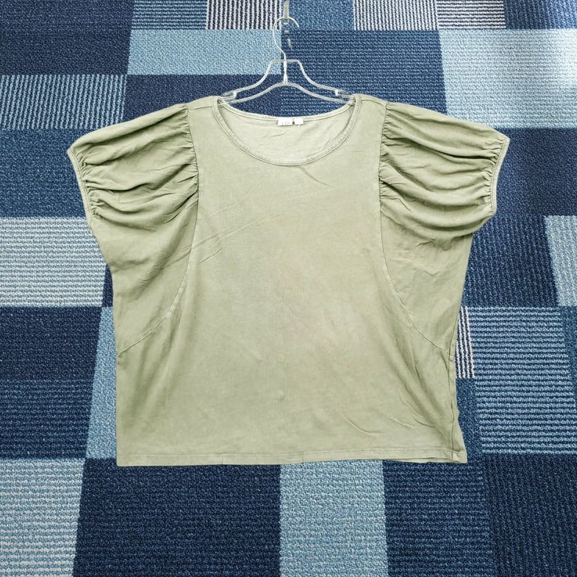 Gap Gap Top Blouse Womens XL Green Basic Oversized Dolman Sleeve Round Neck Size XL / US 12-14 / IT 48-50 - 1 Thumbnail