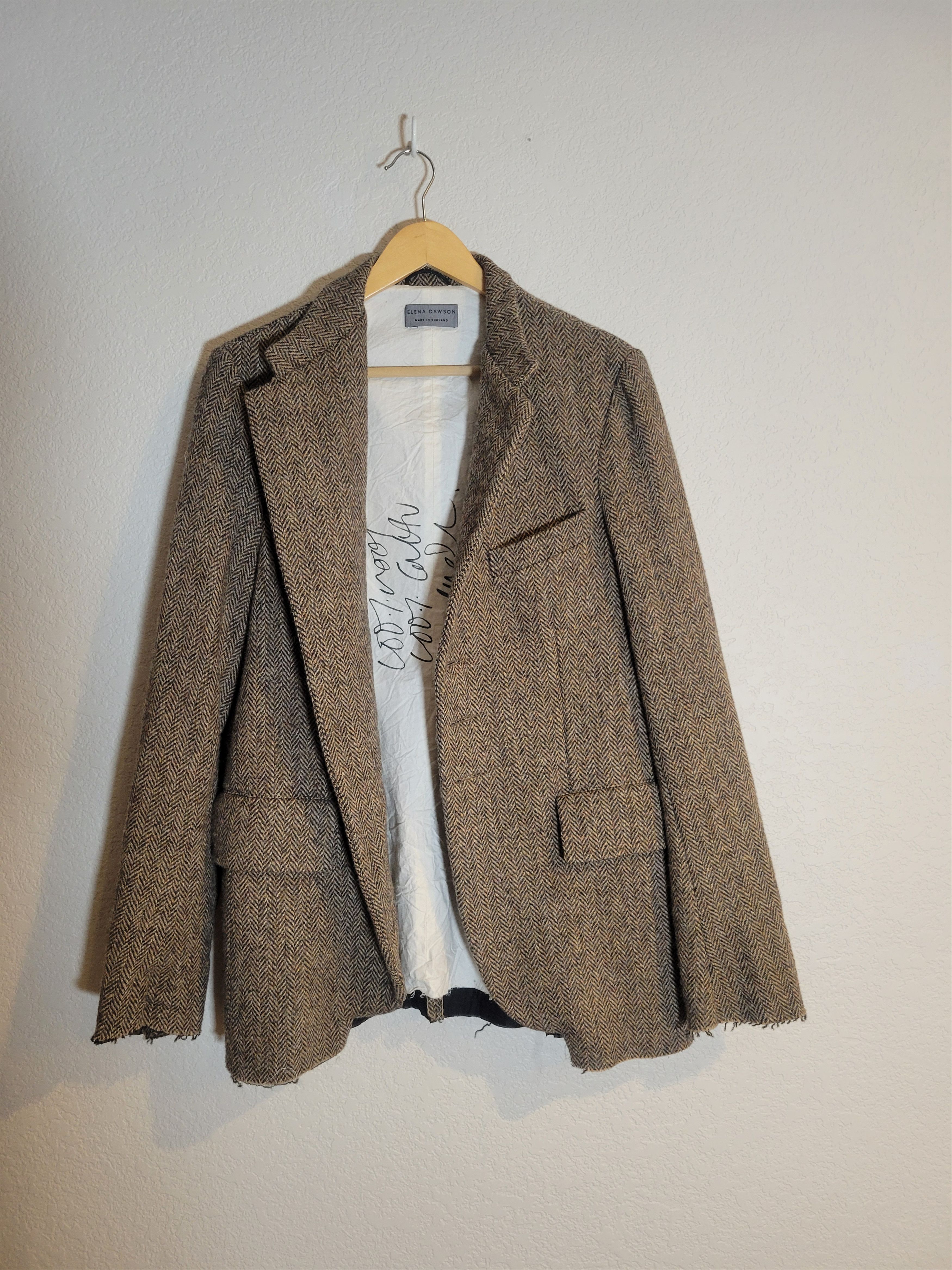 Elena Dawson Elena Dawson Tawny Tweed Suit Size 38R - 3 Thumbnail