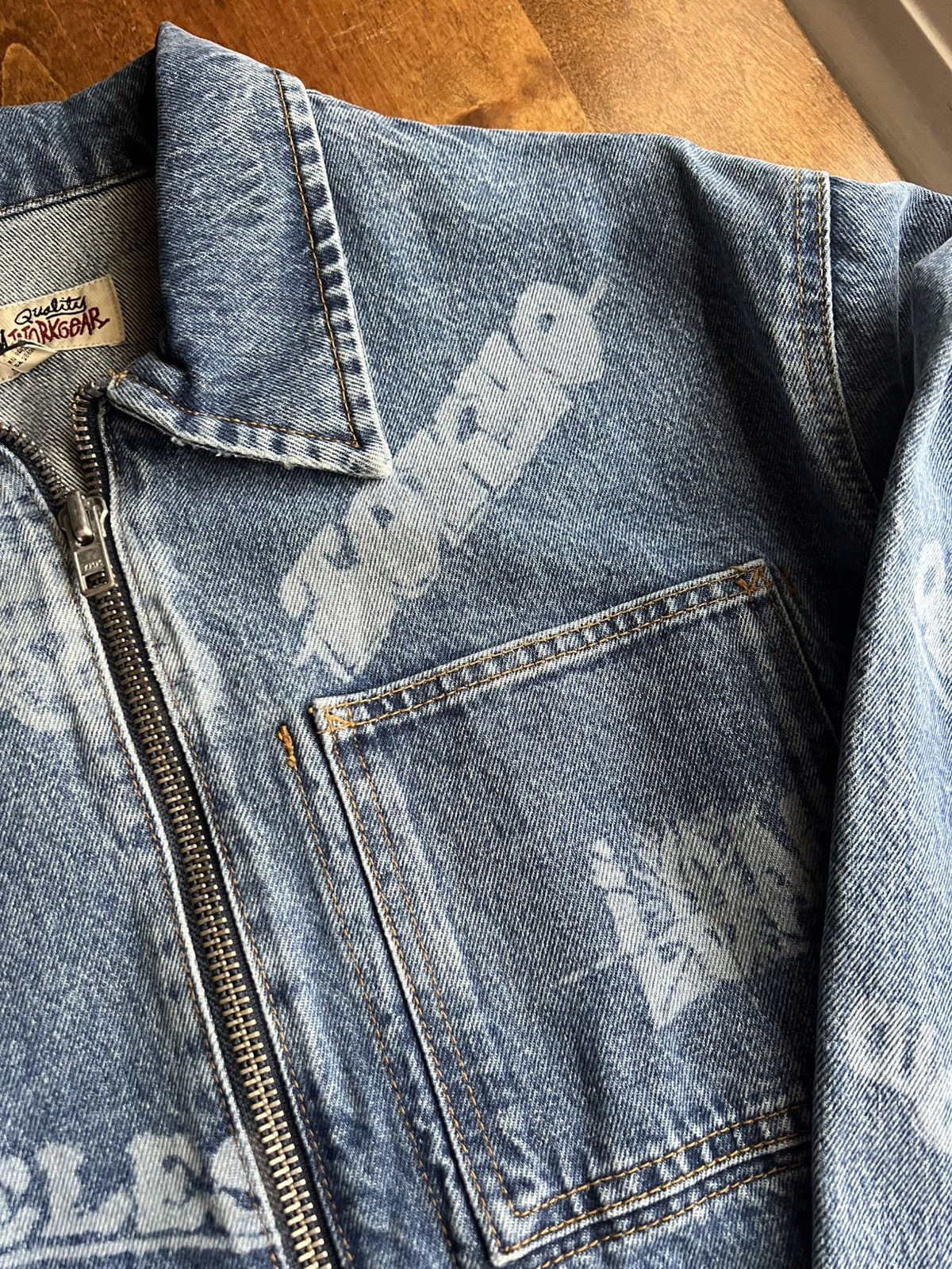 Stussy Stussy Worldwide Zip Work Jacket Size US M / EU 48-50 / 2 - 2 Thumbnail