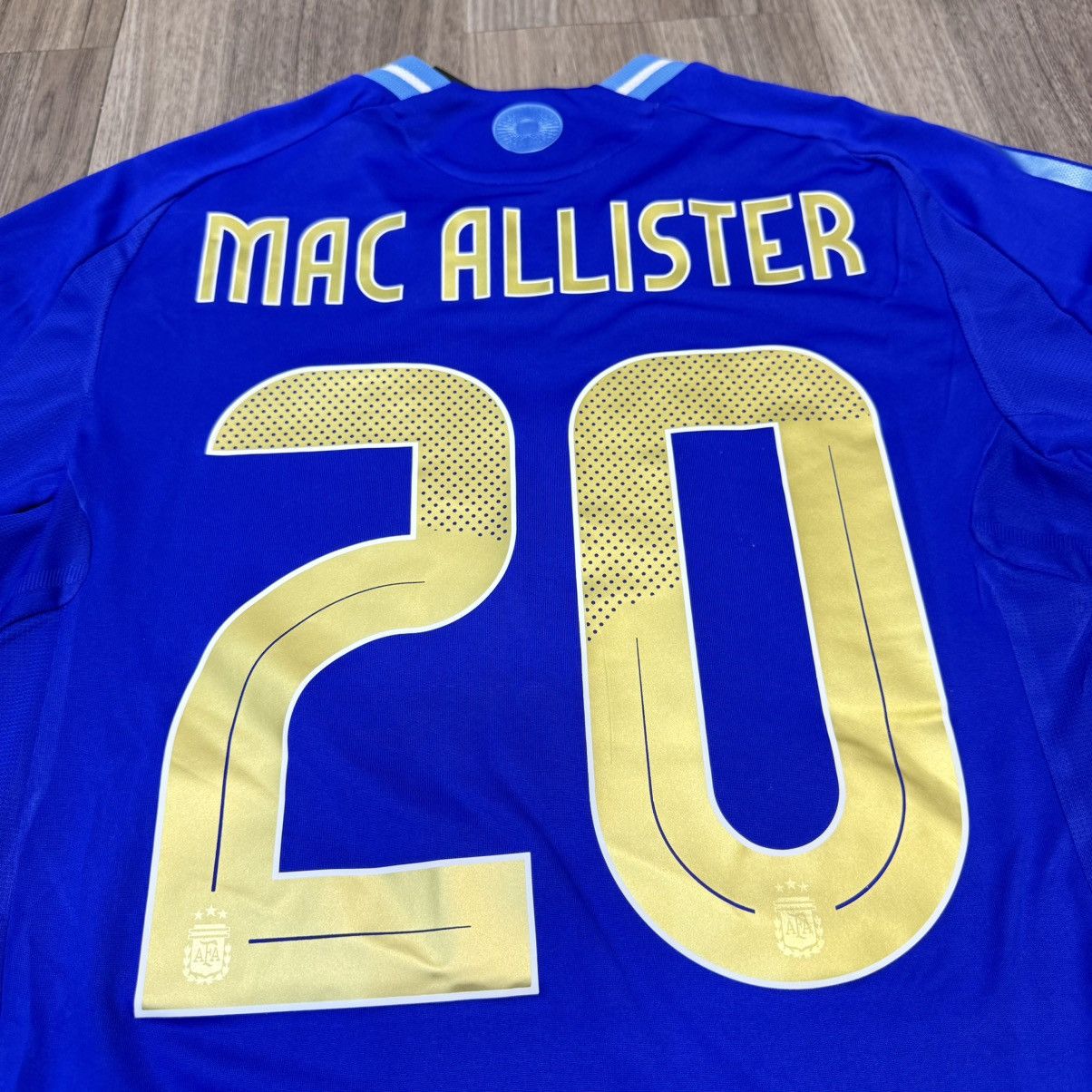 Adidas Argentina 24/25 player issue away shirt #20 Mac Allister Size US S / EU 44-46 / 1 - 6 Thumbnail