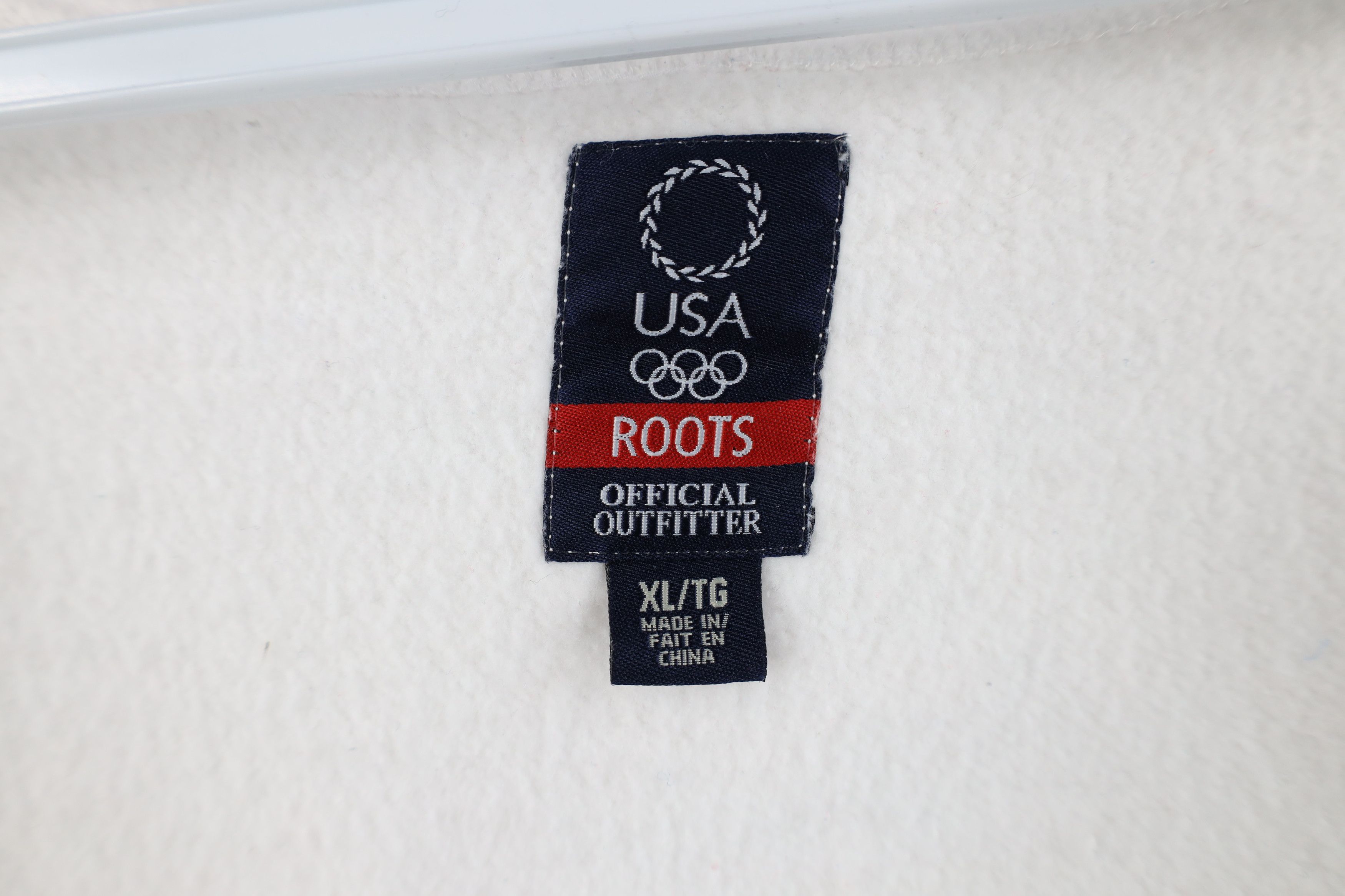 Vintage Vintage Roots Olympics Team USA Full Zip Hoodie Sweatshirt Size XL / US 12-14 / IT 48-50 - 10 Thumbnail