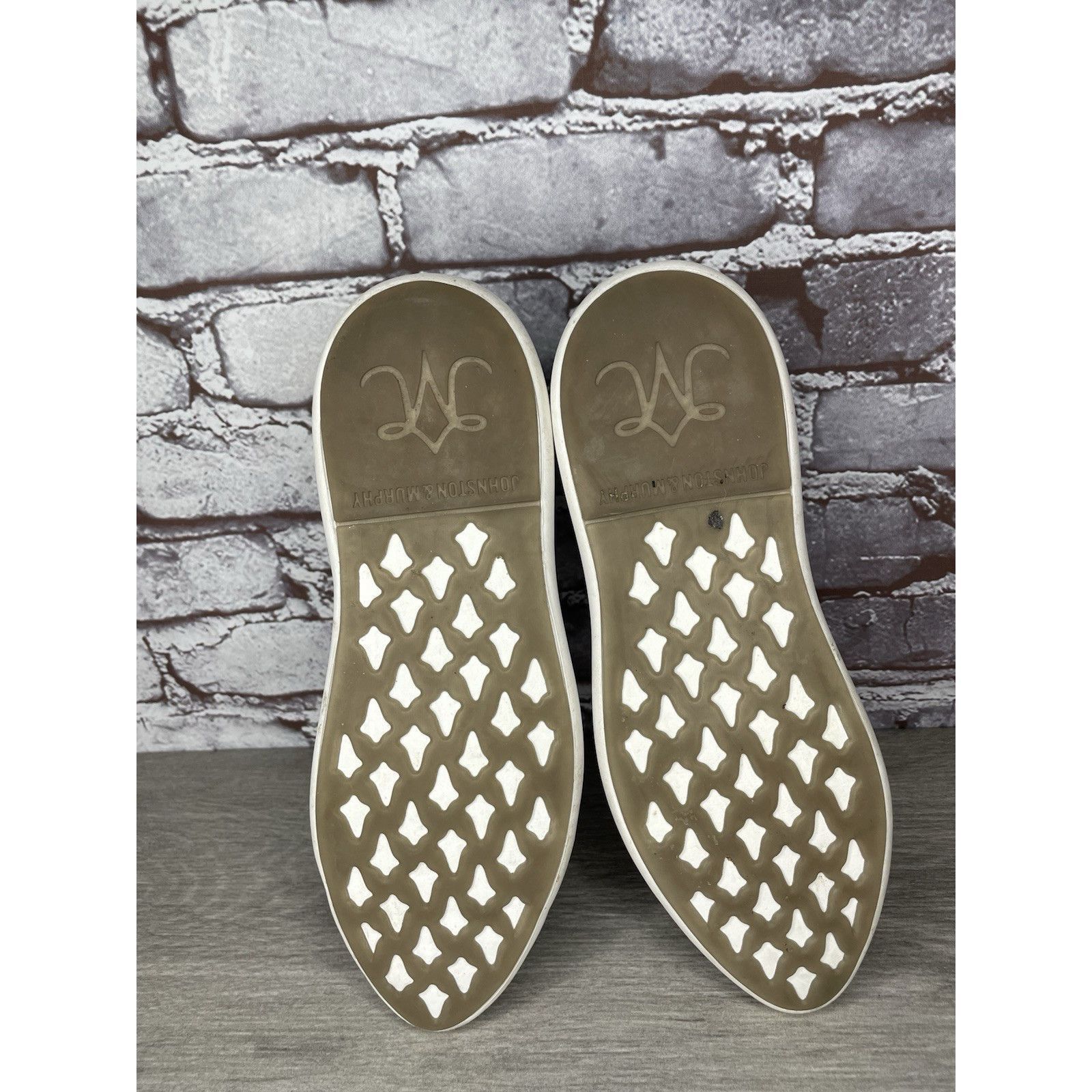 Johnston & Murphy Johnston & Murphy Tru Foam Dakota Silver Leather Sneakers Sh Size US 8 / IT 38 - 19 Thumbnail