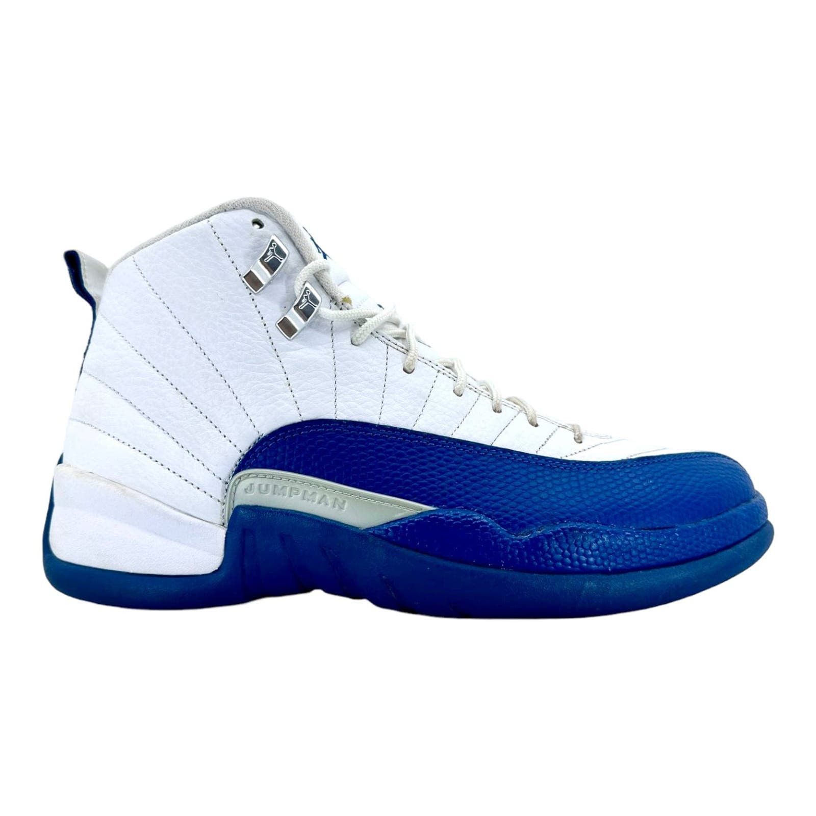 image of Nike Air Jordan 12 Retro French Blue (2016) Pre-Owned Shoes, Men's (Size 9)