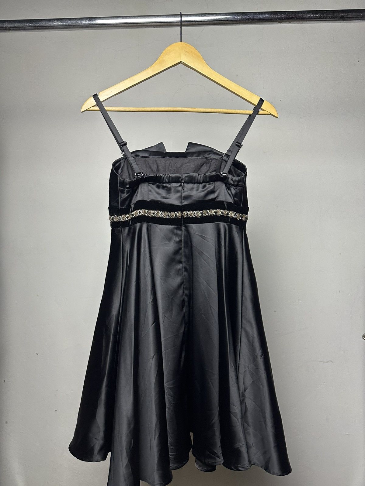 Anna Sui × Designer Anna Sui Dolly Girl Satin Midi Dress Size S / US 4 / IT 40 - 7 Thumbnail