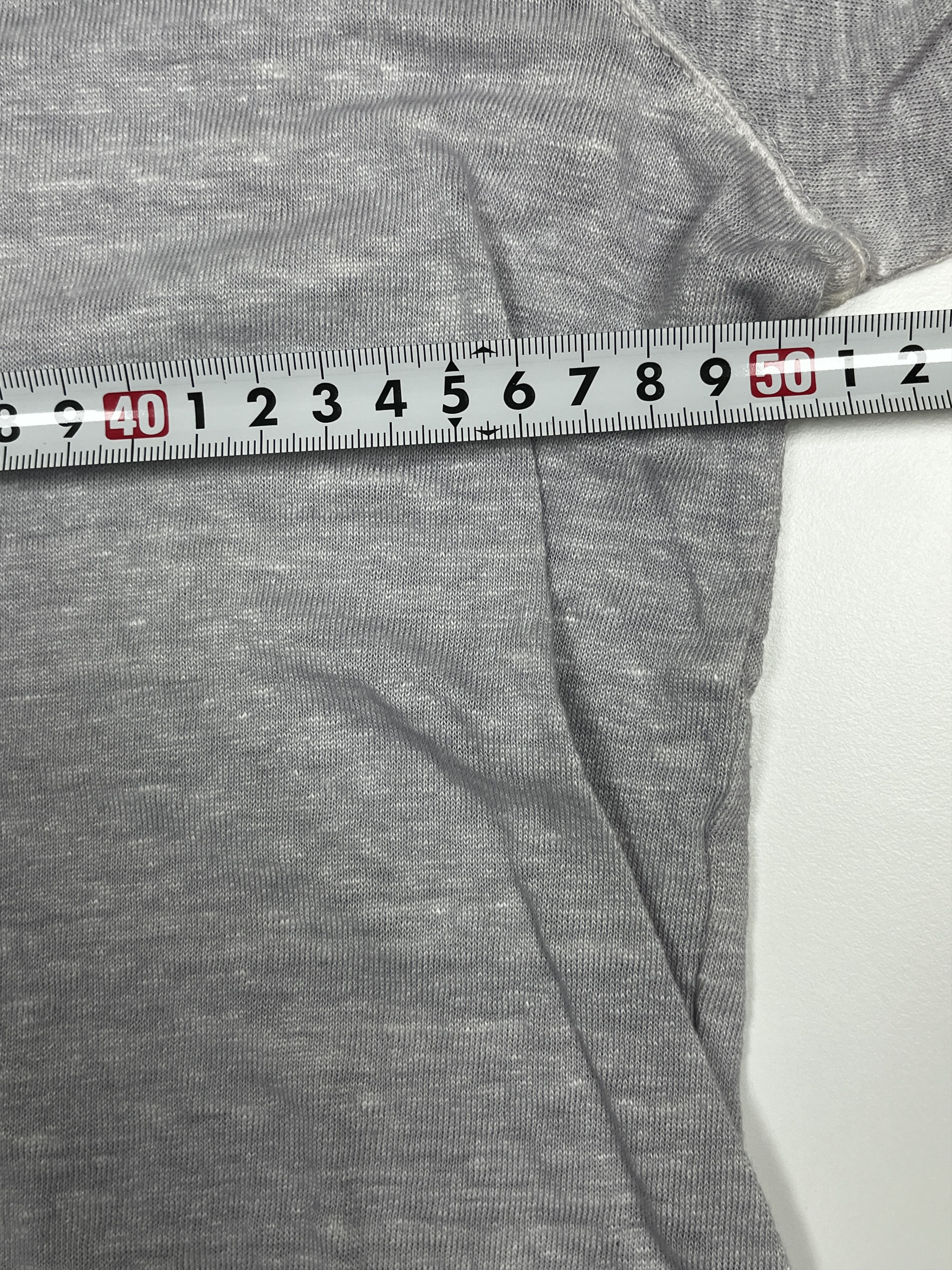 120% Lino 120% Lino Linen Long Sleeve T-Shirt Gray L Size US L / EU 52-54 / 3 - 7 Thumbnail