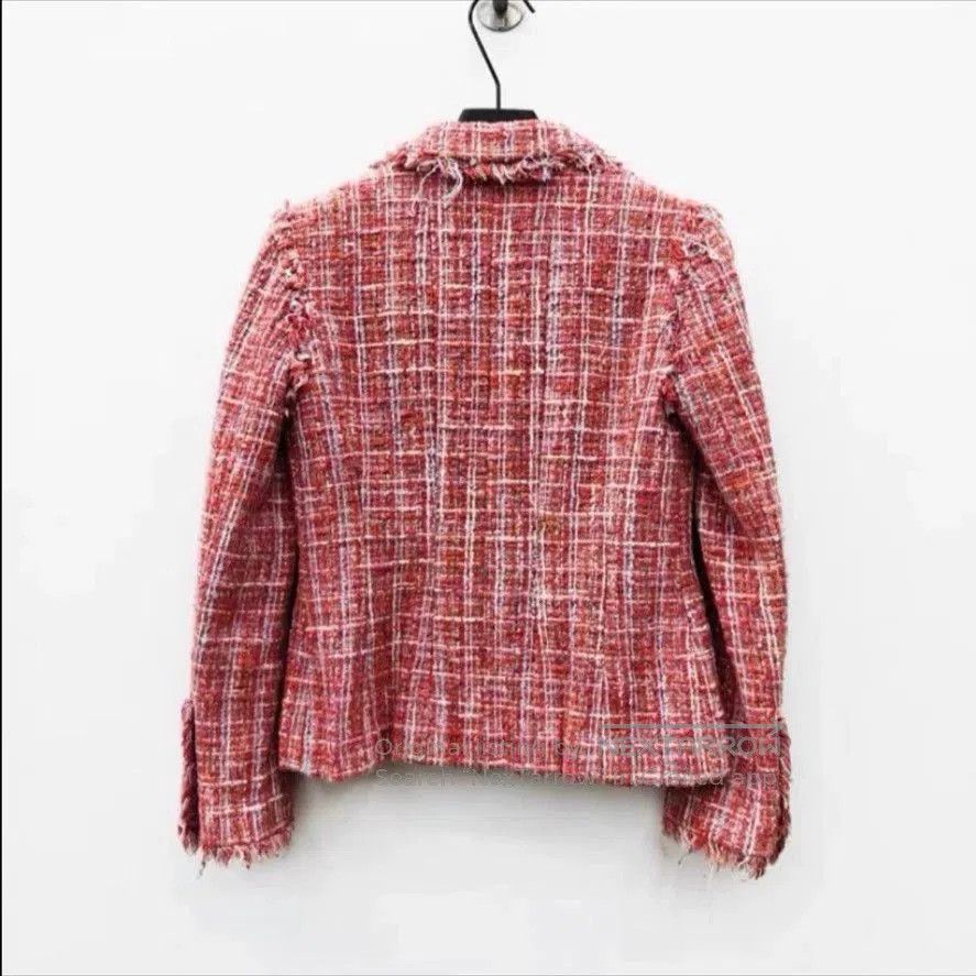 Chanel Chanel Vintage 04P Tweed Fringe Jacket. Size US XS / EU 42 / 0 - 2 Thumbnail