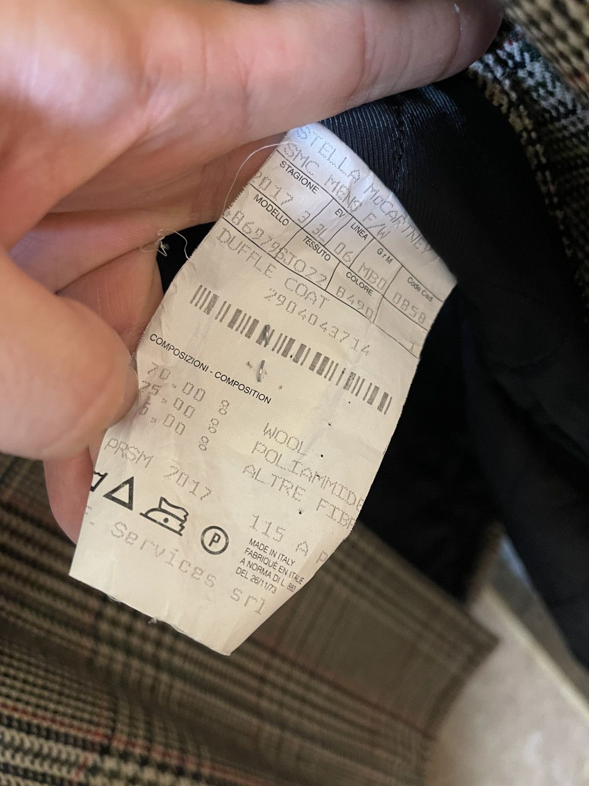 Stella McCartney Checked duffle coat from 2018FW Size US XL / EU 56 / 4 - 5 Thumbnail
