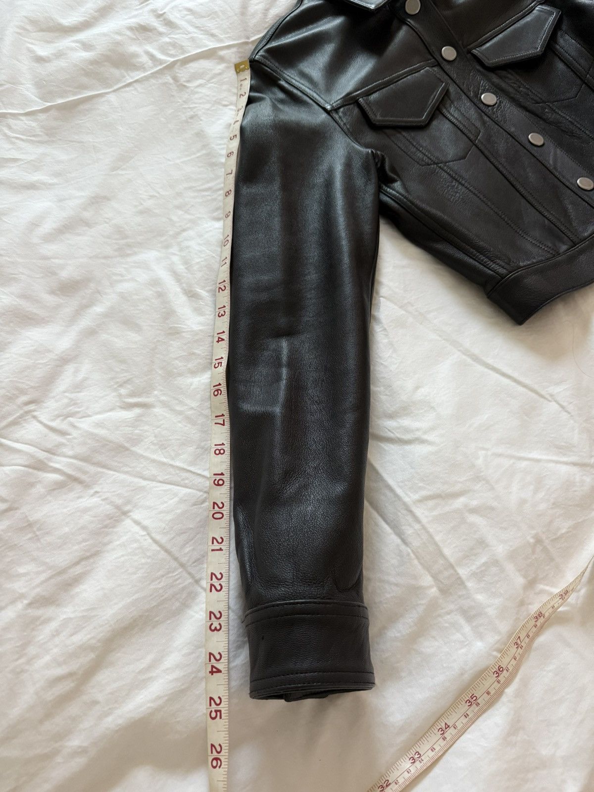 Alexander Wang Alexander Wang Cropped Leather Jacket Size S / US 4 / IT 40 - 12 Thumbnail