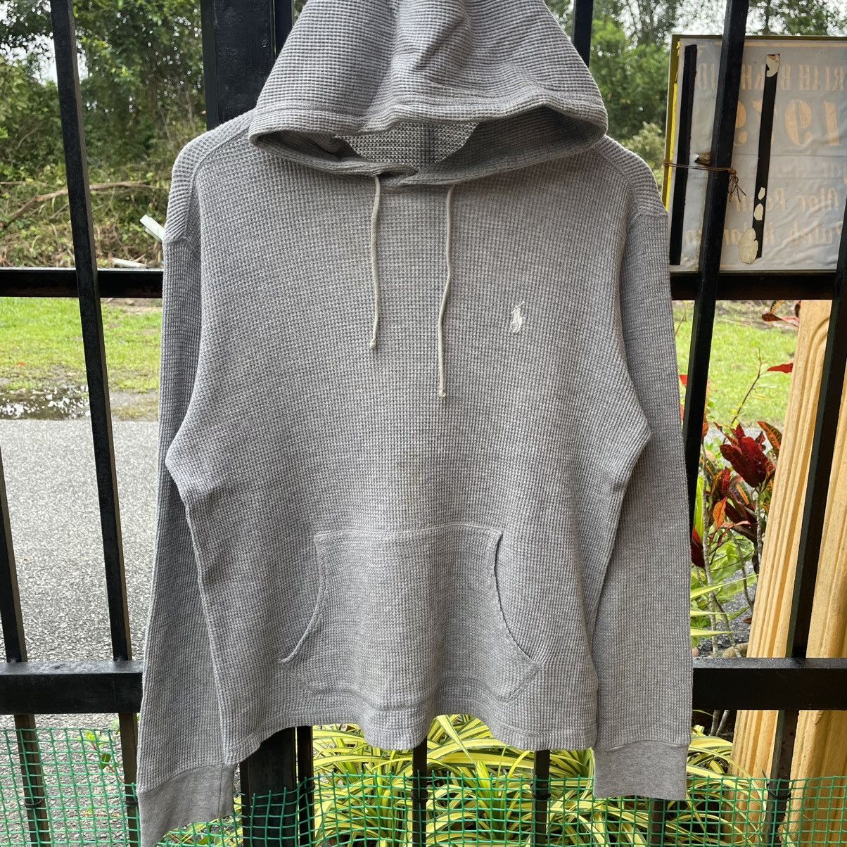 Polo Ralph Lauren 🔥Polo Ralph Lauren Small Pony Logo Waffle Sweater Hoodie Size S / US 4 / IT 40 - 5 Thumbnail
