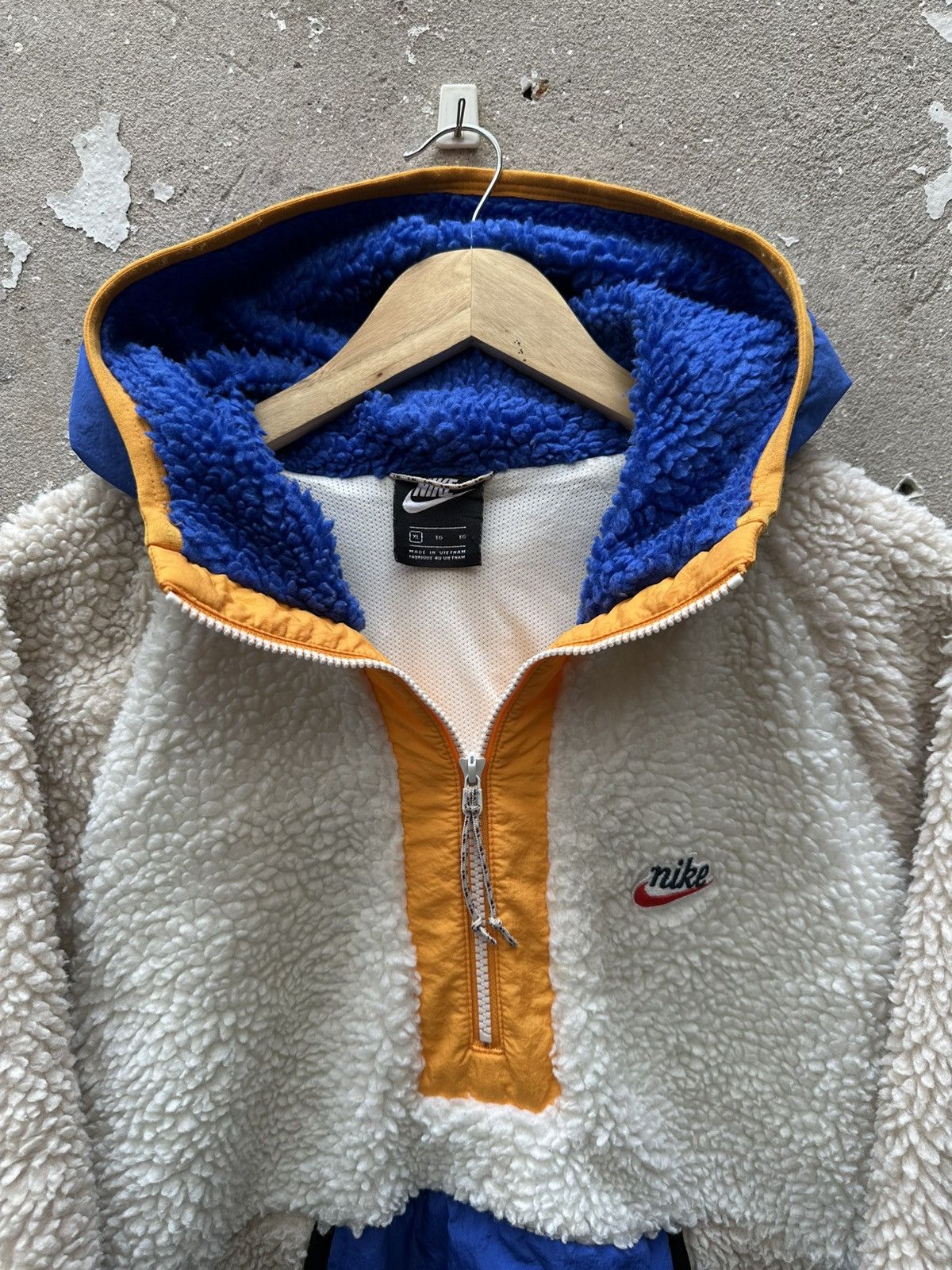 Nike Authentic Nike Anorak Crazy Block Clorway Fleece Hoodies Size US XL / EU 56 / 4 - 3 Thumbnail