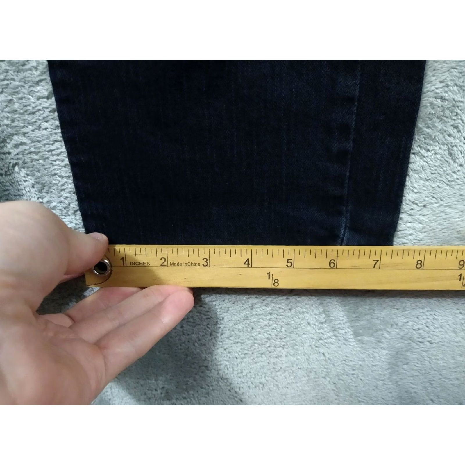 Levi's Levi's 511 Jeans Mens 34x32 Black Denim Slim Straight Fit Distressed Dark Wash Size US 34 / EU 50 - 6 Thumbnail