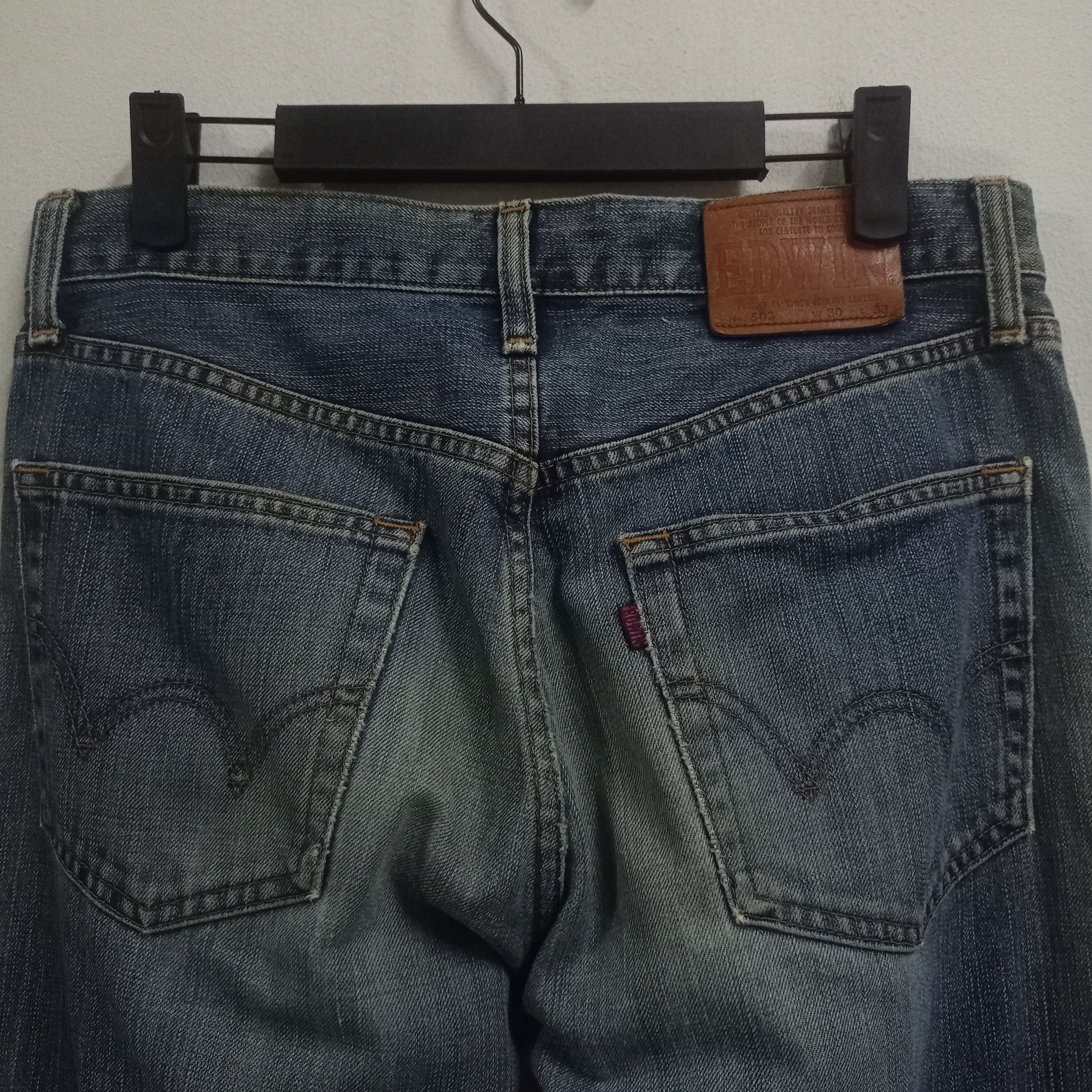 Edwin Vintage Japanese Edwin 503 Mud Wash Baggy Jeans Size US 31 - 8 Thumbnail