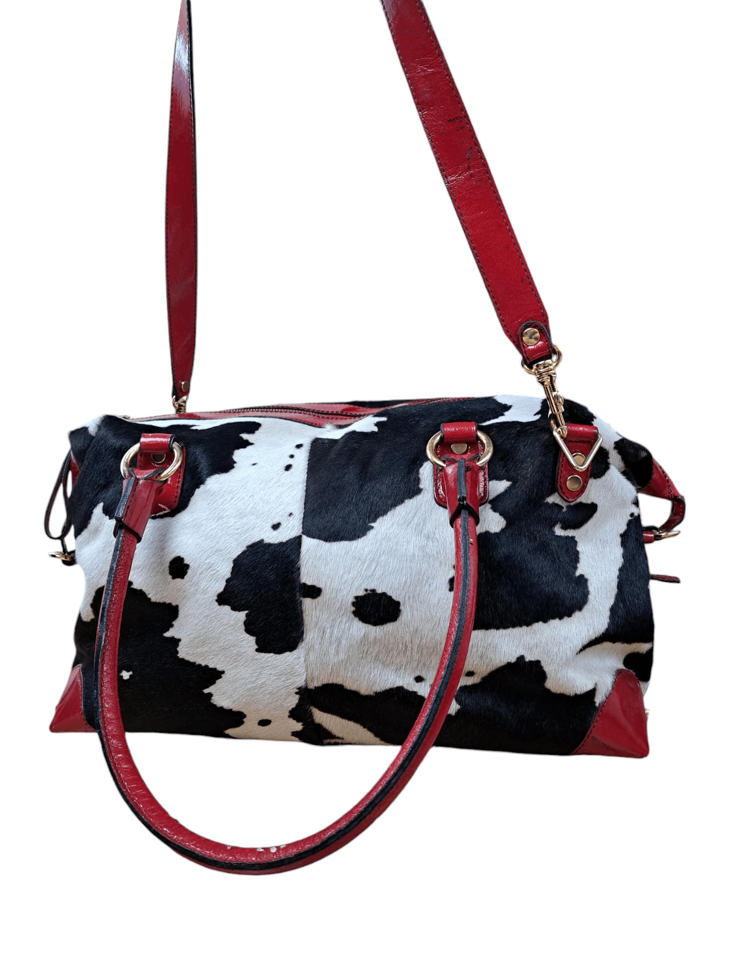 Other Cavalcanti Leather Cow Print Purse big bag Size ONE SIZE - 3 Thumbnail