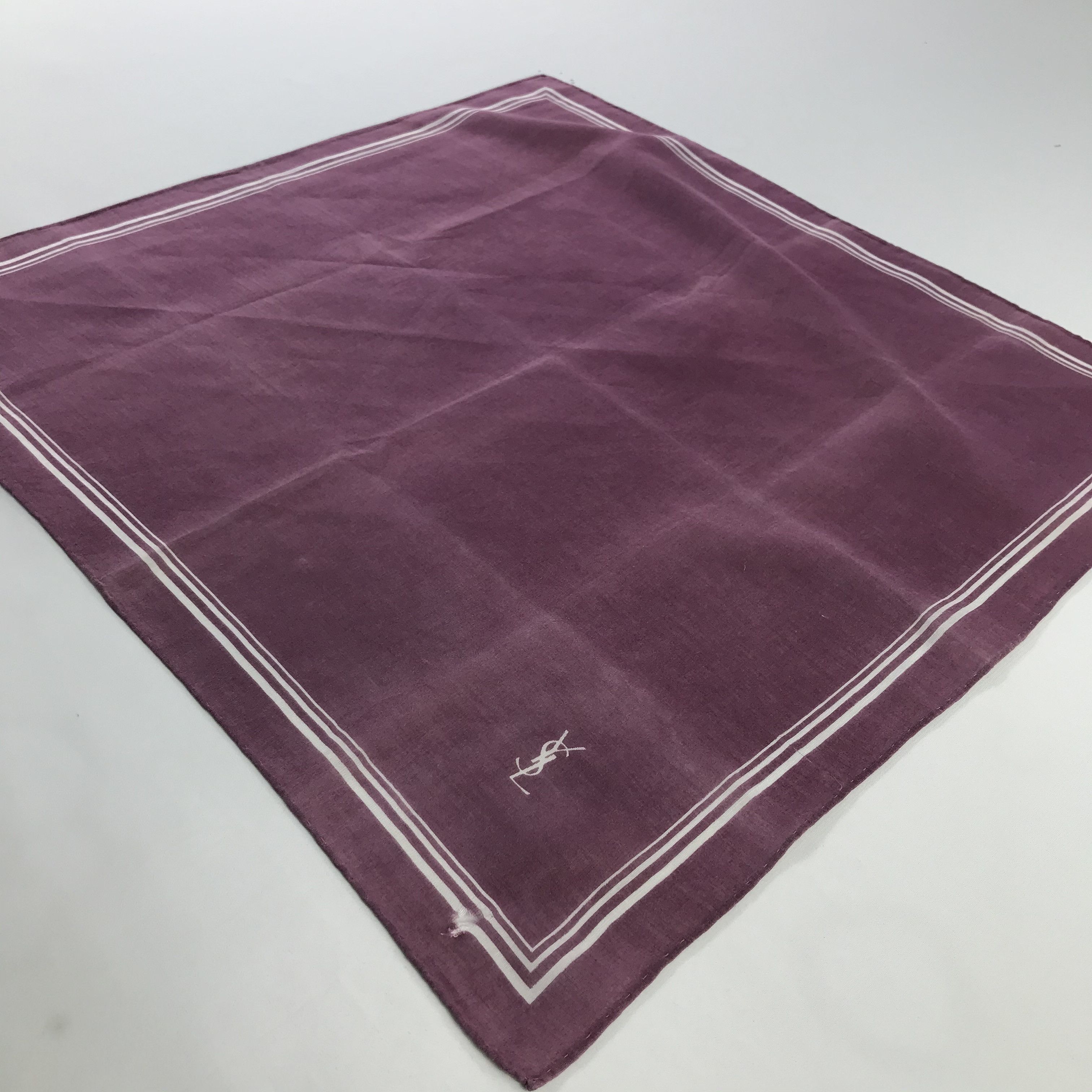 Vintage × Yves Saint Laurent Yves Saint Laurent Bandana / Handkerchief /Neckerchief -S698 Size ONE SIZE - 2 Thumbnail
