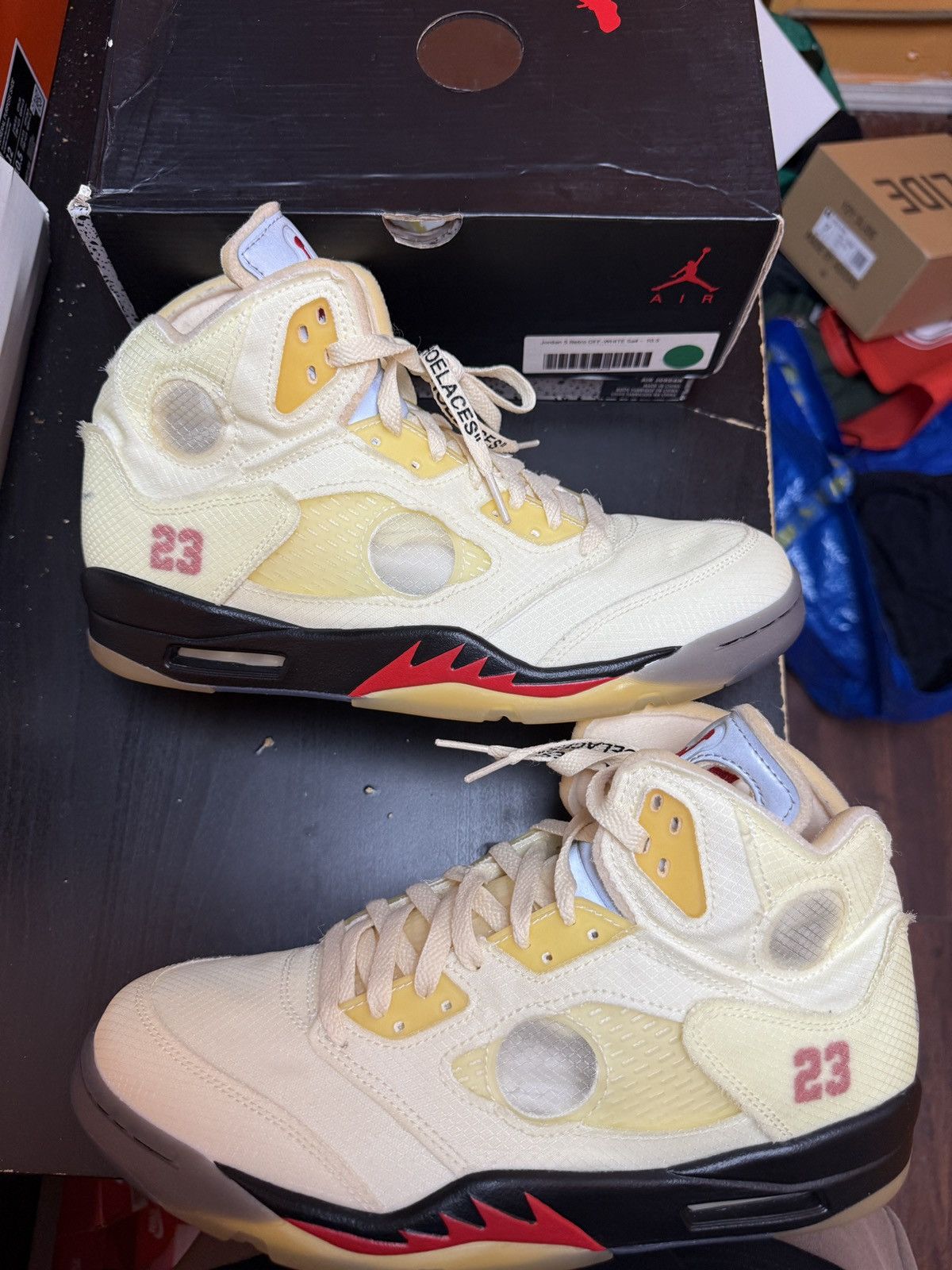 Nike Off White Jordan 5 Sails Size US 10.5 / EU 43-44 - 1 Thumbnail