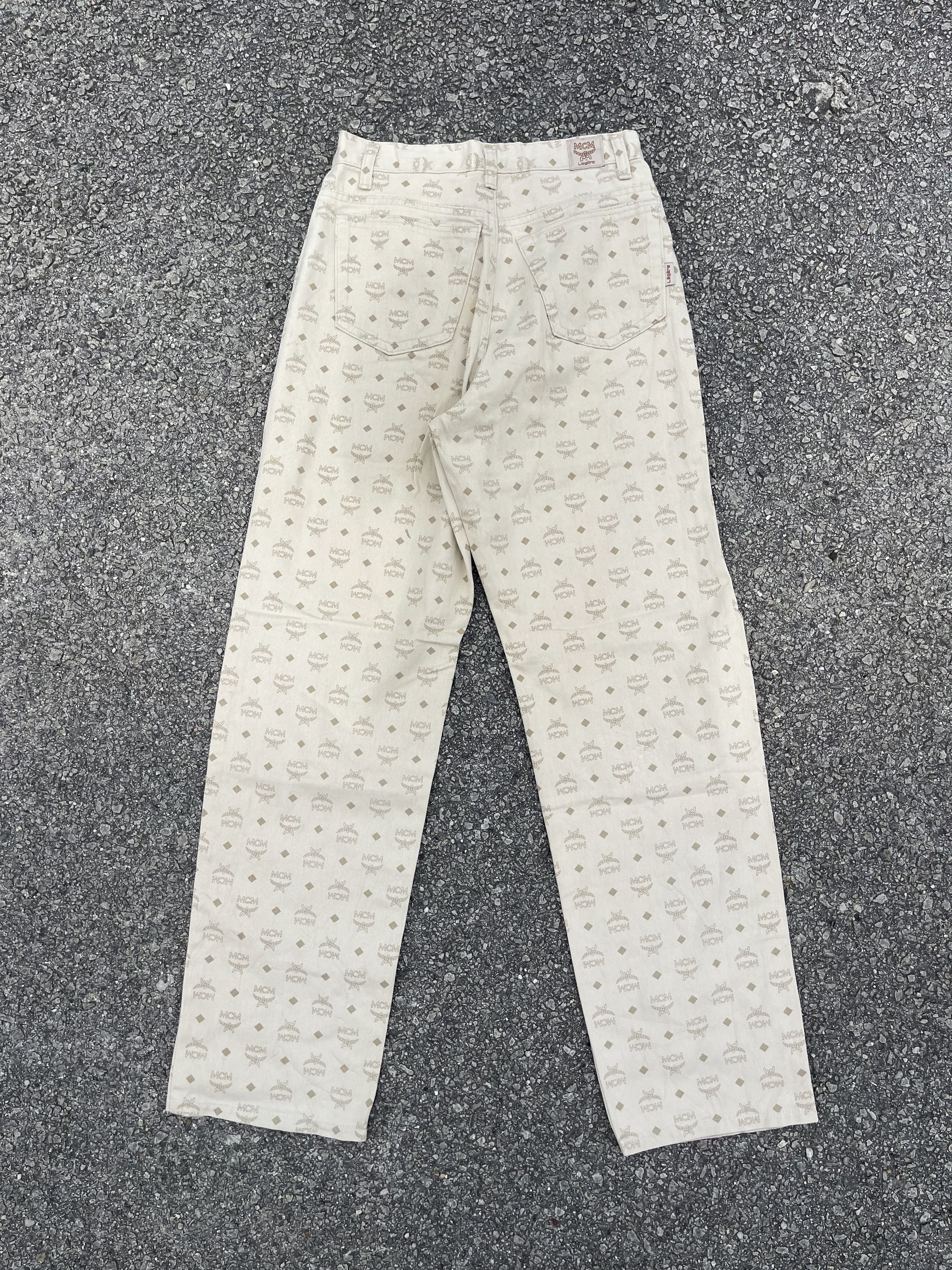 MCM × Vintage Vtg MCM Monogram Beige Colour Size 26 Size 26" / US 2 / IT 38 - 13 Thumbnail