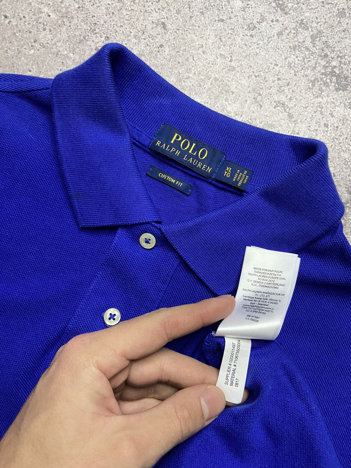 Polo Ralph Lauren Polo Ralph Lauren Teddy Bear Ski Blue Rare Polo Size US XL / EU 56 / 4 - 4 Thumbnail