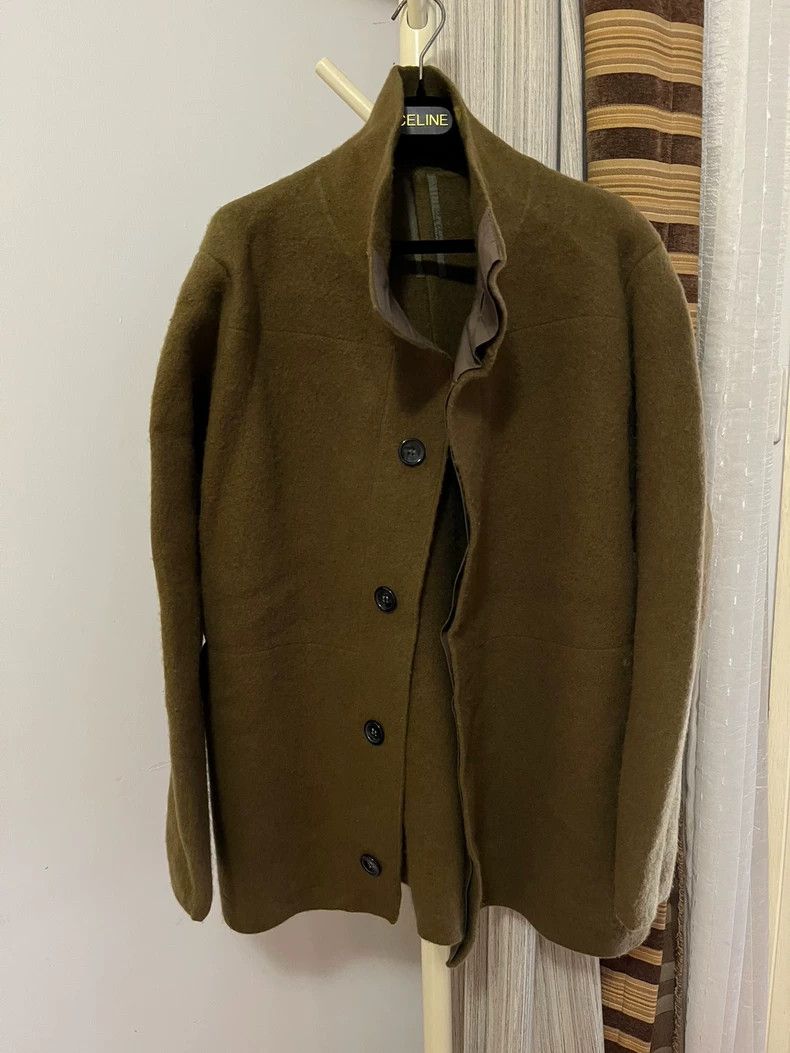 Rick Owens RICK OWENS Wool coat jacket 2501-Nextarrow Size US M / EU 48-50 / 2 - 2 Thumbnail