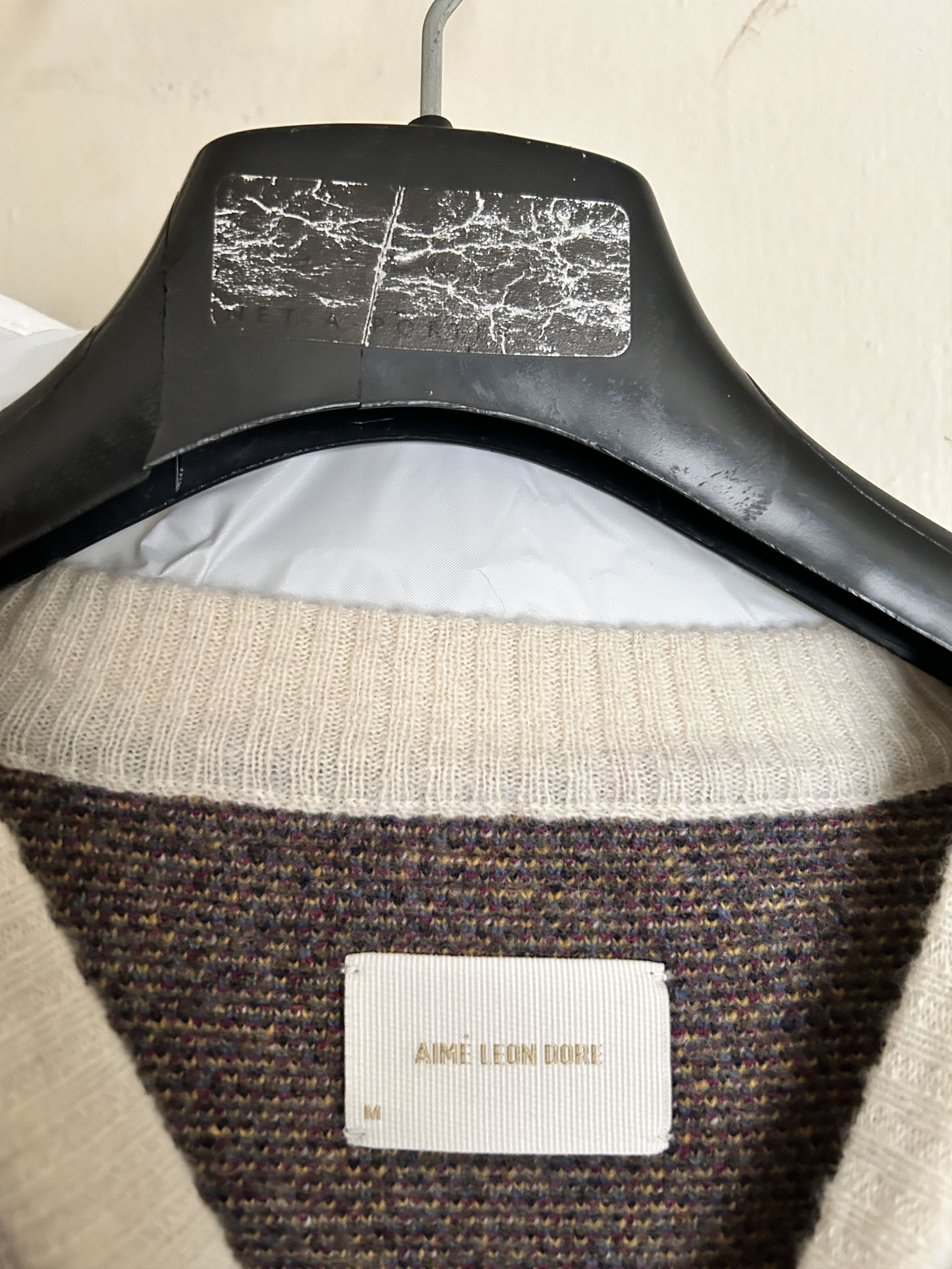 Aime Leon Dore Molina Tape up Sweater Picasso crewneck Wool F/W 20 Size US M / EU 48-50 / 2 - 9 Thumbnail