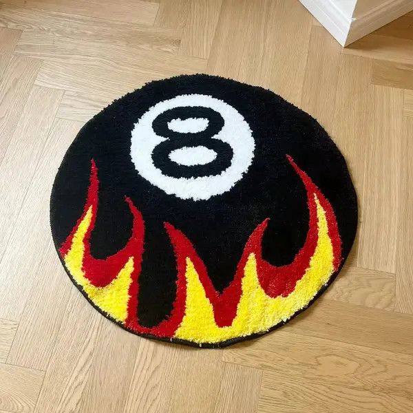 Other Hayakawa x Hanai Fire Billiards No.8 Tug Carpet Size ONE SIZE - 8 Thumbnail