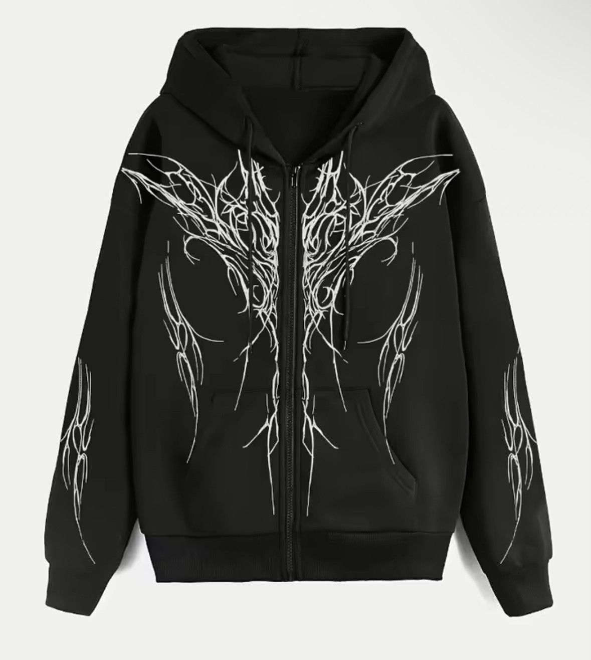 Other Retro Dark Style Geometric Drip Soft Good Material Hoodies Size US XL / EU 56 / 4 - 1 Thumbnail