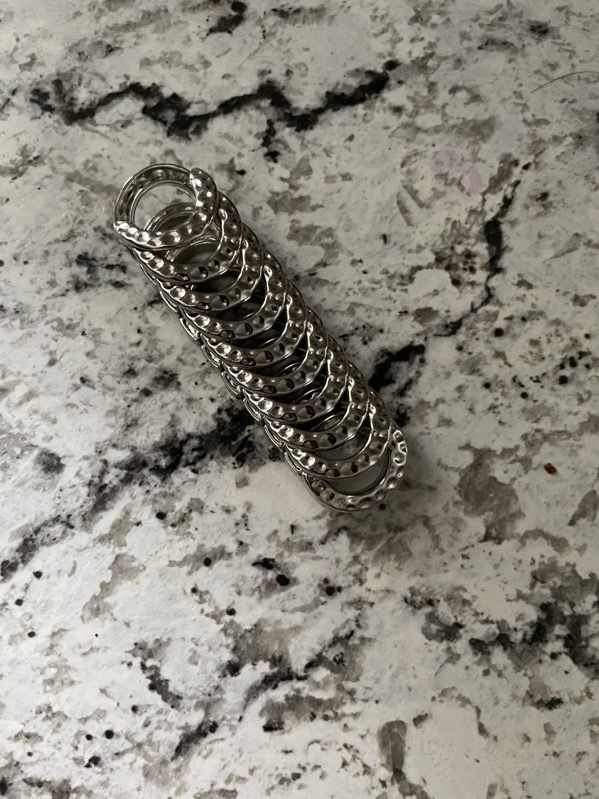 Other Silver stainless steel ring stack For Women and Girls Size ONE SIZE - 2 Thumbnail