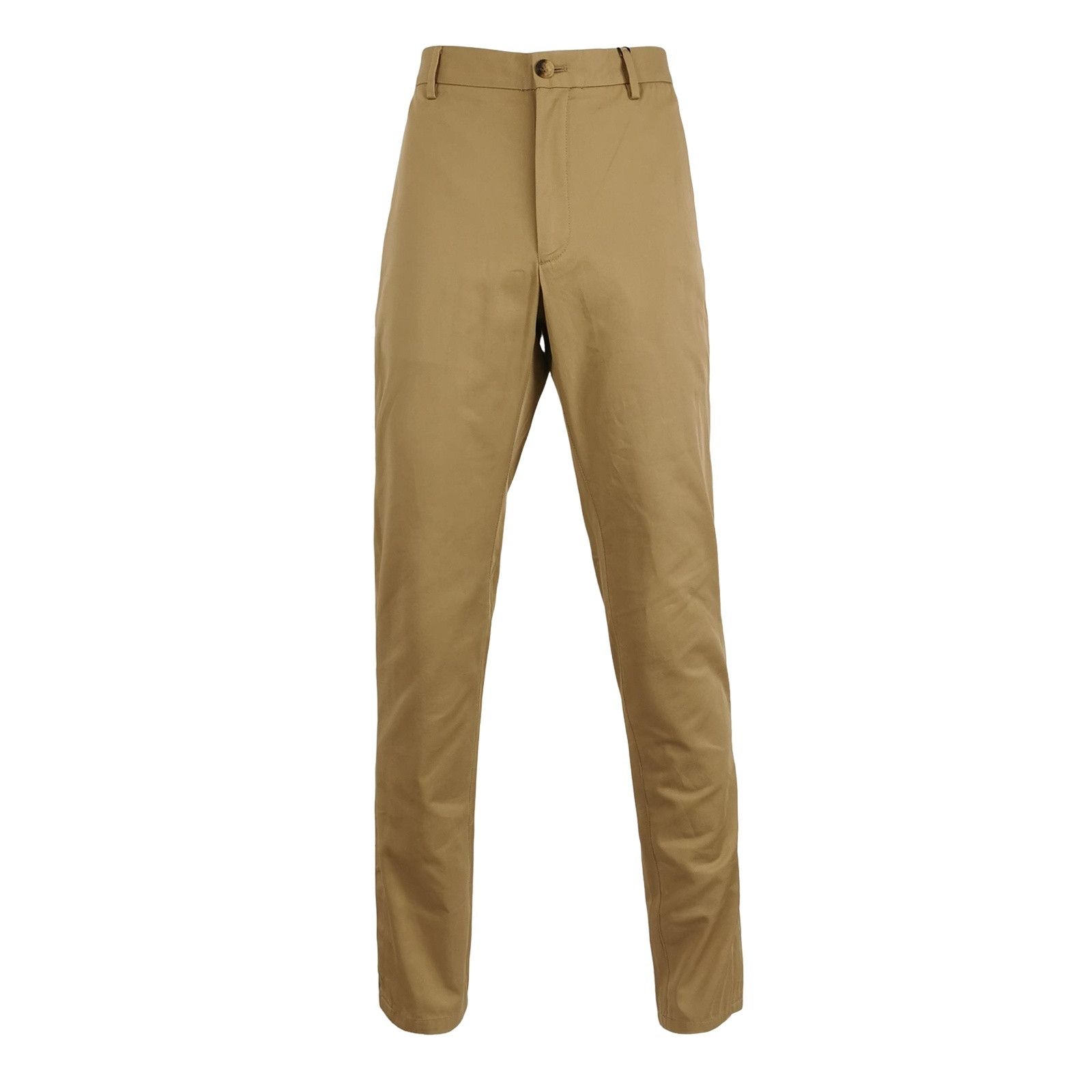 Burberry Burberry Solid Beige Cotton Casual Pants 32 Size US 32 / EU 48 - 1 Thumbnail