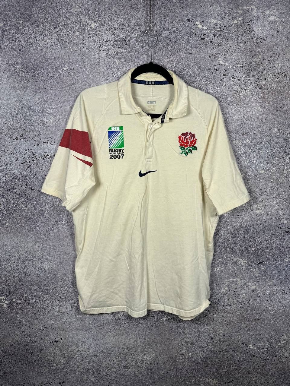 Nike Engkand Rugby Union 2007 Jersey World Cup XL size