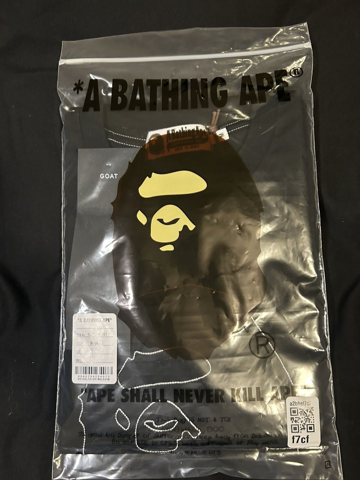 Bape GOAT Exclusive Contrast Stitching Relaxed Fit Tee Size US M / EU 48-50 / 2 - 1 Thumbnail