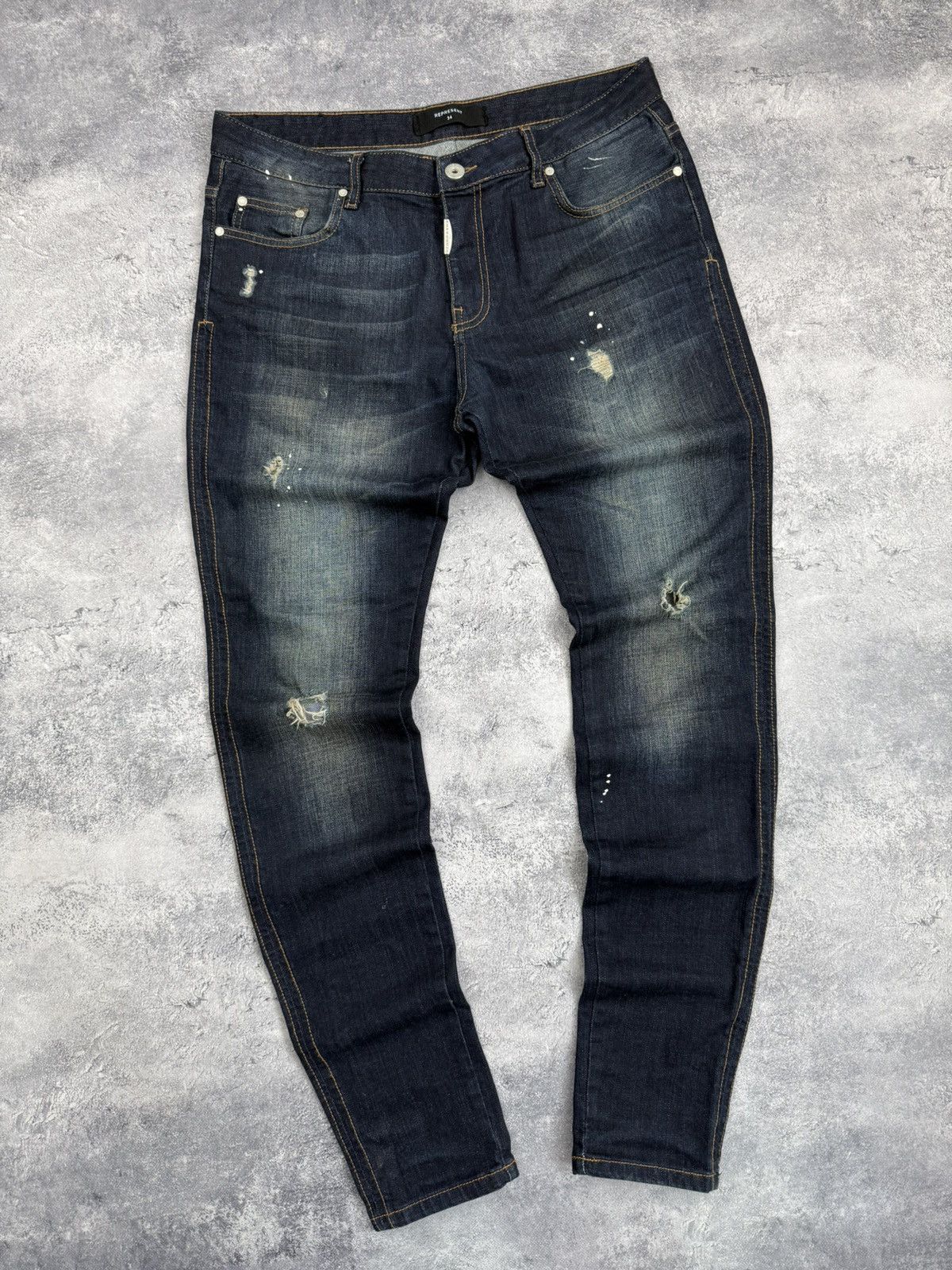 Represent Clo. Represent Denim Jeans Distressed Pants Streetwear Hype Size US 34 / EU 50 - 5 Thumbnail