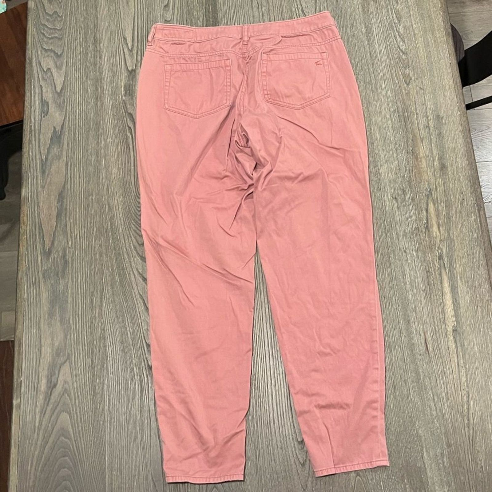 Vintage Two by Vince Camuto Khaki Pants Straight Leg High Rise 30/10 Size 32" / US 10 / IT 46 - 6 Thumbnail