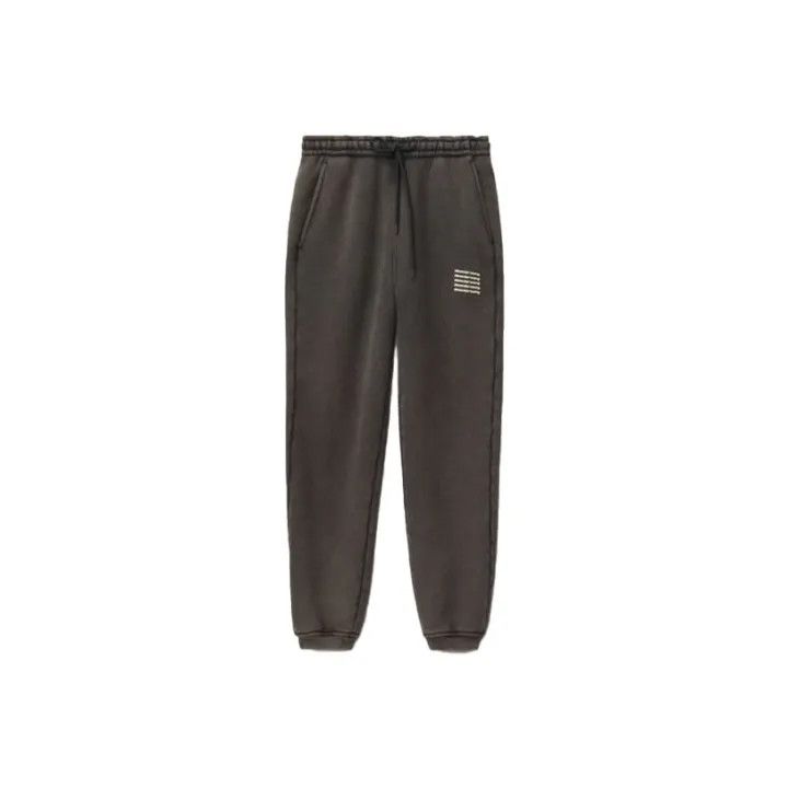 Alexander Wang Alexander Wang SS22 Casual Brushed Logo Pants 0079 Size 23" - 1 Thumbnail