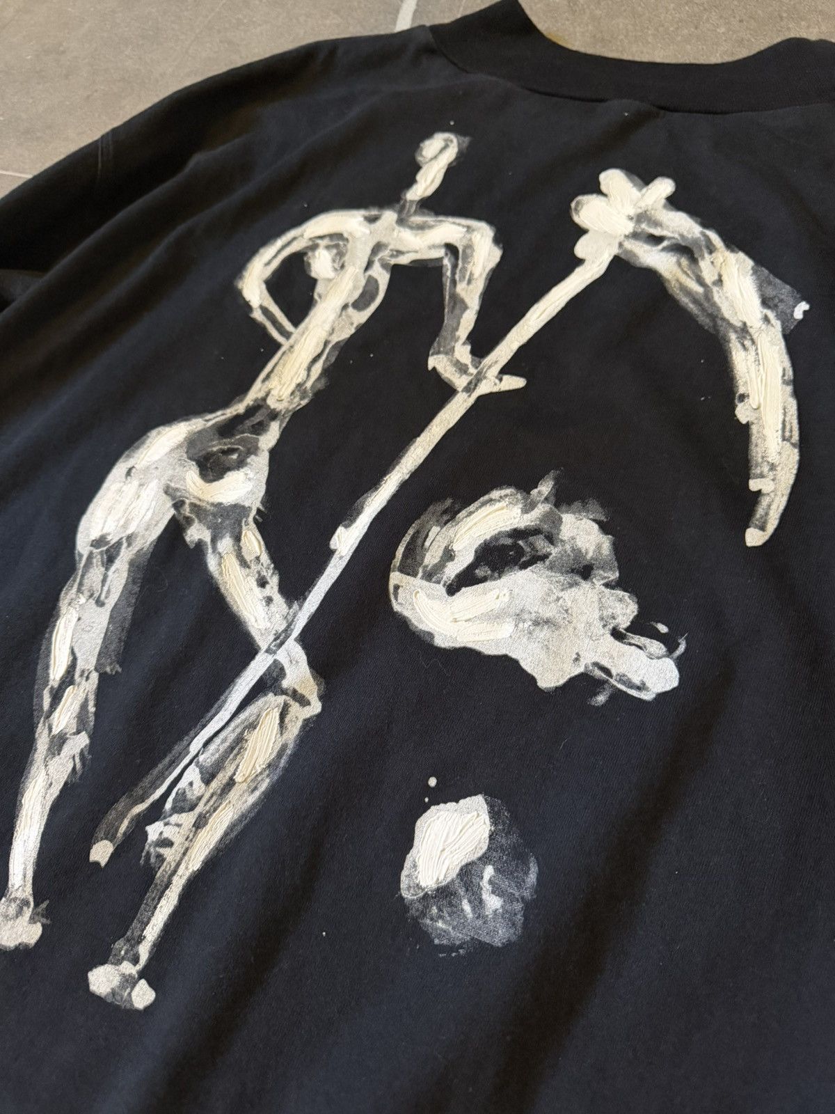 Alyx Mathew Williams 1/3 Hand Painted Black Crewneck Size US M / EU 48-50 / 2 - 3 Thumbnail
