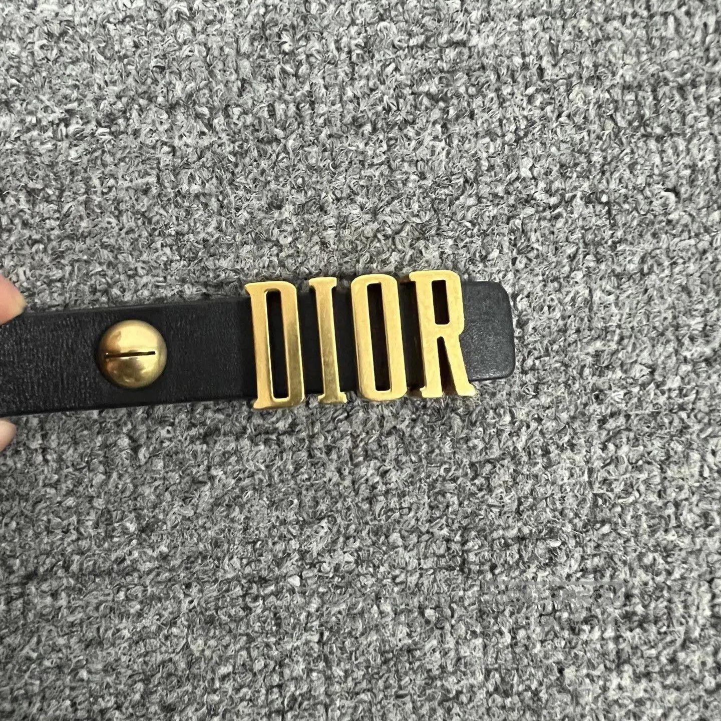 Dior Dior Logo Stud Classic Belt. Size ONE SIZE - 1 Thumbnail