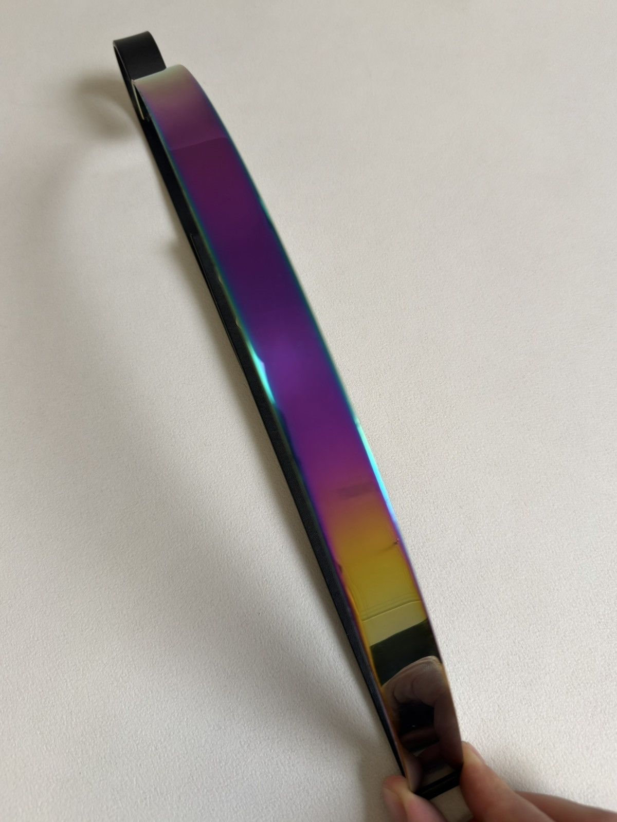 Maison Margiela 08 ‘Incognito’ Iridescent Metal/Leather Belt Size ONE SIZE - 15 Thumbnail