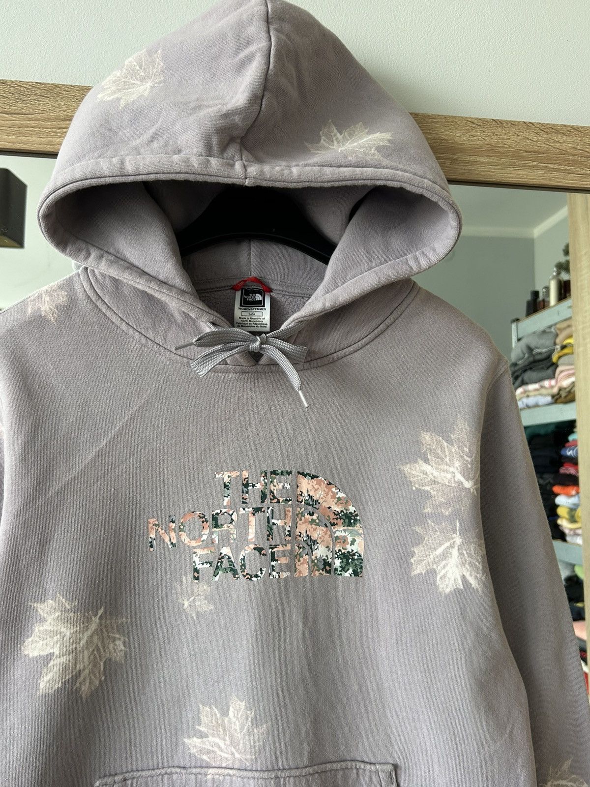 The North Face Vintage hoodie The North Face TNF big logo leaves custom Size L / US 10 / IT 46 - 9 Thumbnail