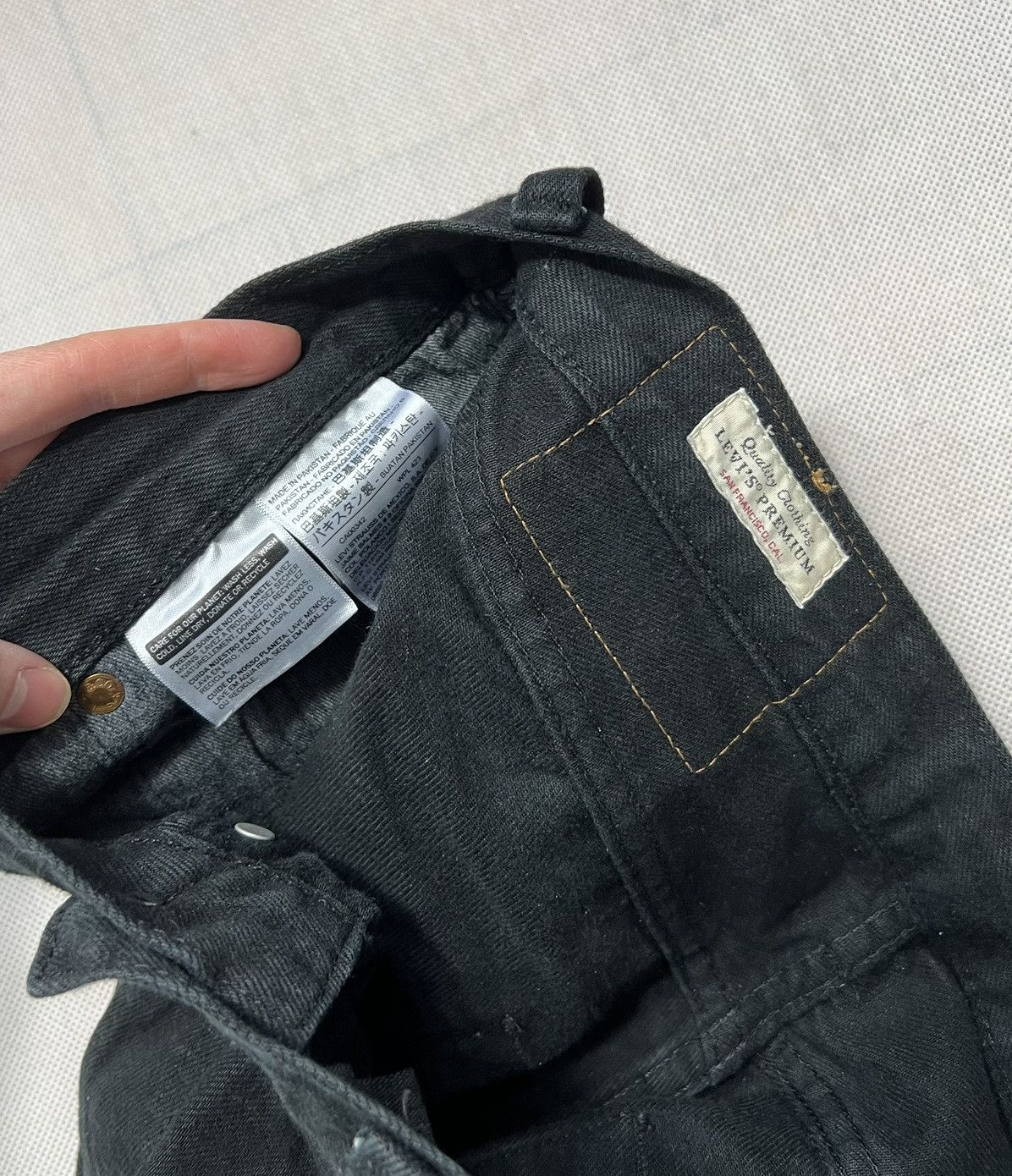 Levi's × Levi's Vintage Clothing Pants Levi’s 501 czarne new collection 32/30 Size US 32 / EU 48 - 4 Thumbnail