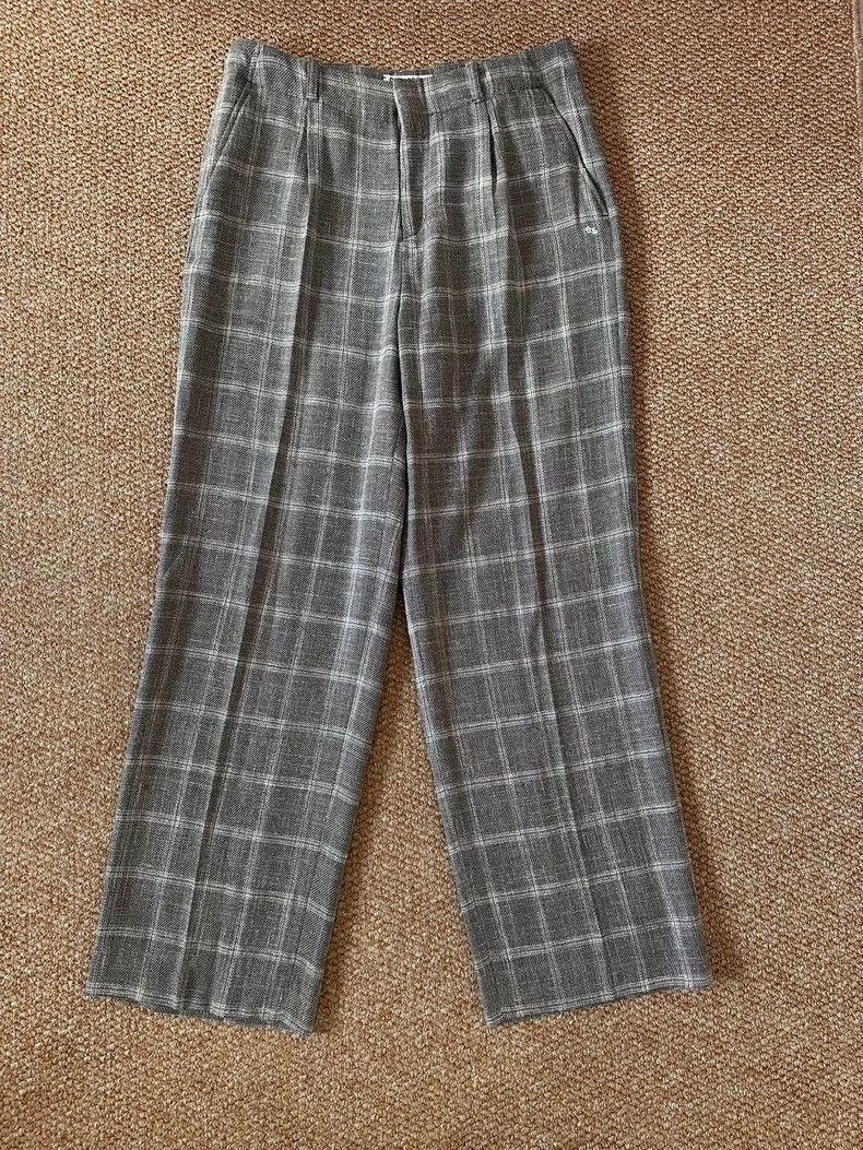 our legacy size 48 Borrowed Chino plaid trousers 2502-Next