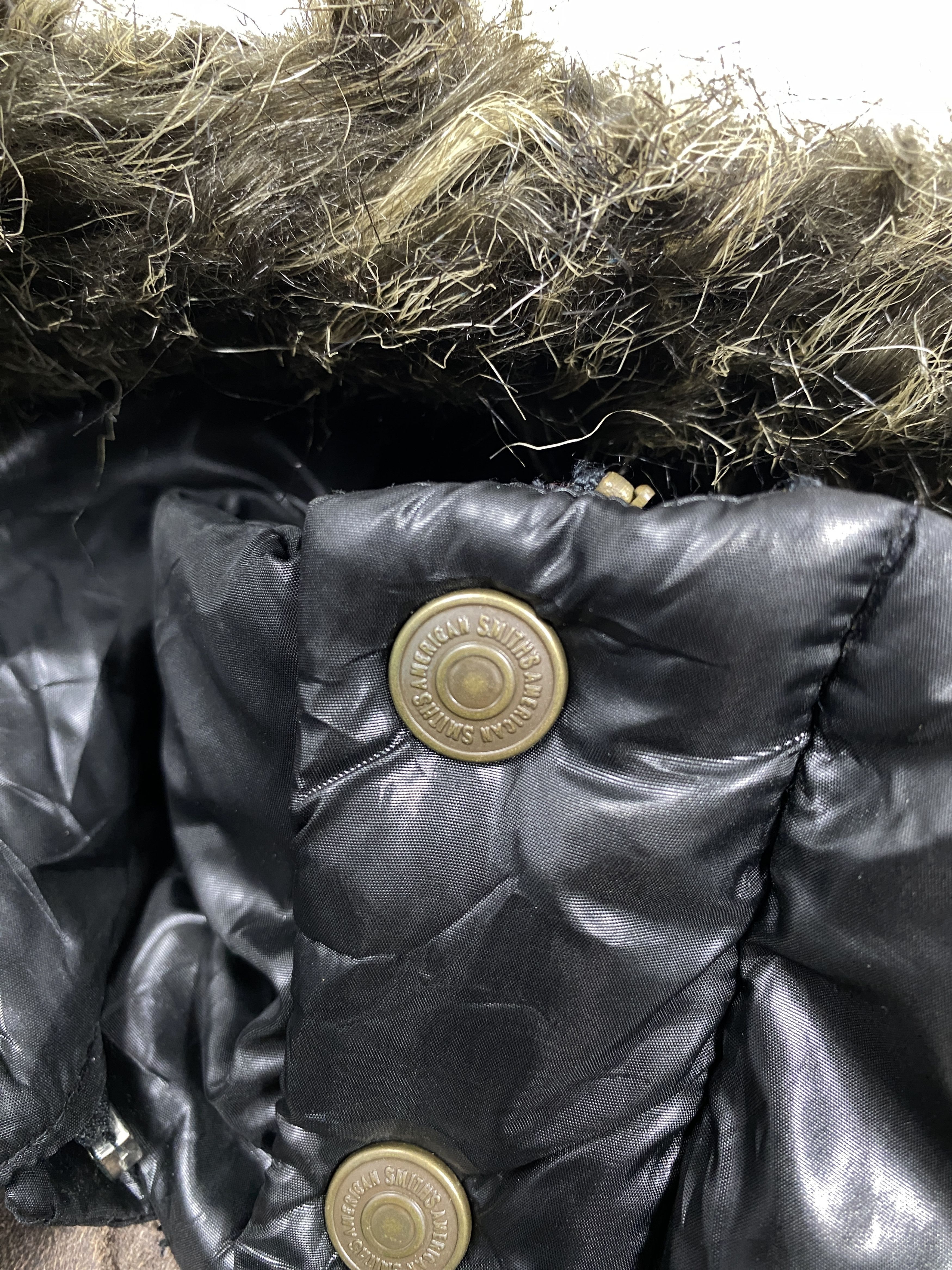 Smith's American Vintage Smiths American Sherpa Hoodie Puffer Down Jacket Size US L / EU 52-54 / 3 - 3 Thumbnail