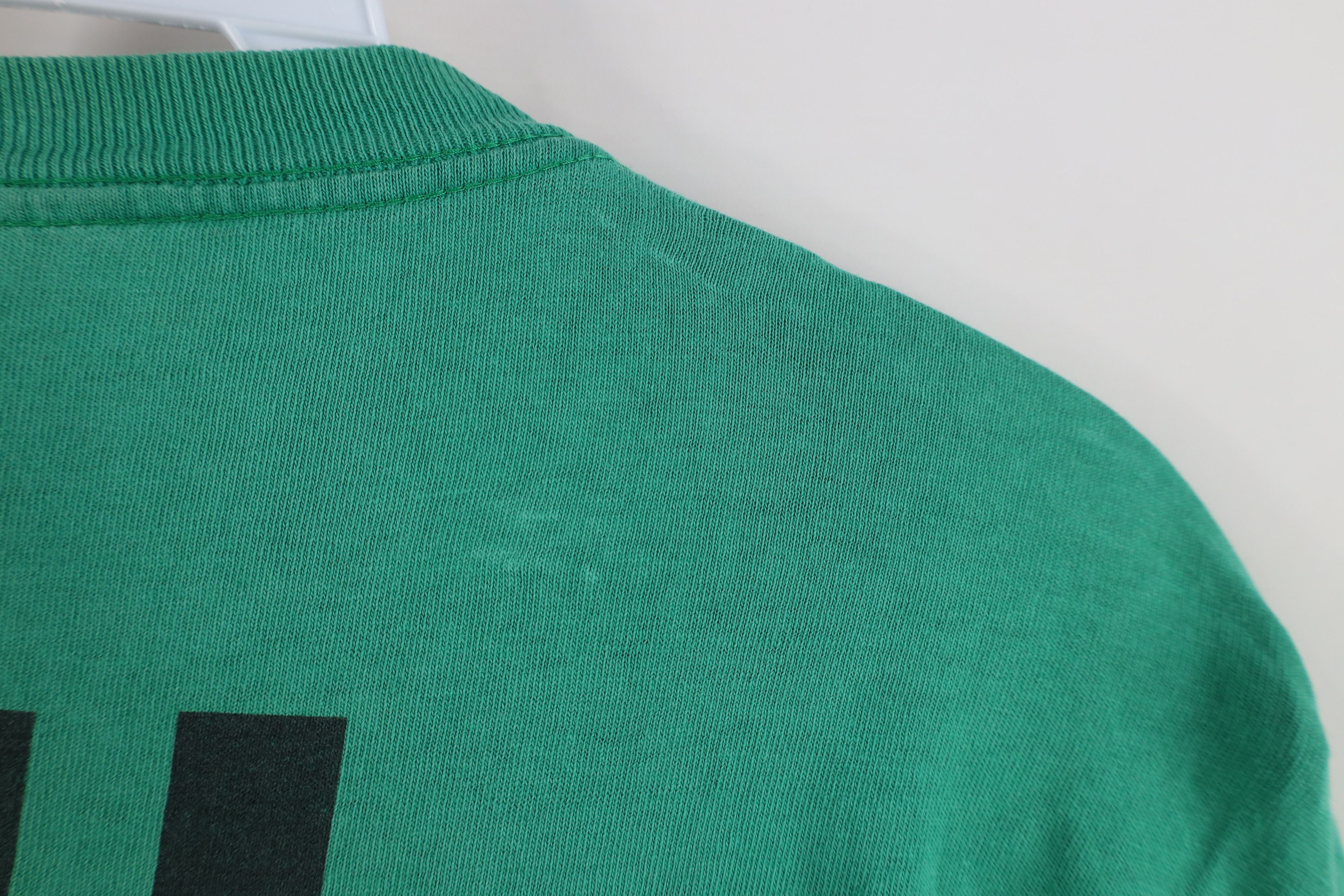 Adidas Vintage 90s Adidas Spell Out Big Logo T-Shirt Green USA Size US L / EU 52-54 / 3 - 10 Thumbnail