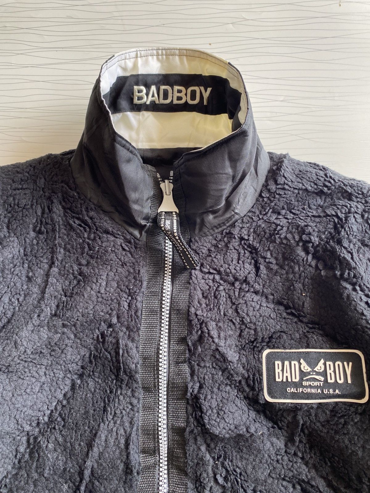 Vintage VINTAGE BADBOY FLEECE REVERSIBLE JACKET Size US L / EU 52-54 / 3 - 8 Thumbnail
