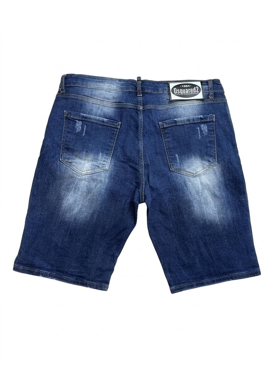 Dsquared2 DSQUARED2 Italy Distressed Fade Denim Shorts Size 56 Size US 40 / EU 56 - 1 Thumbnail