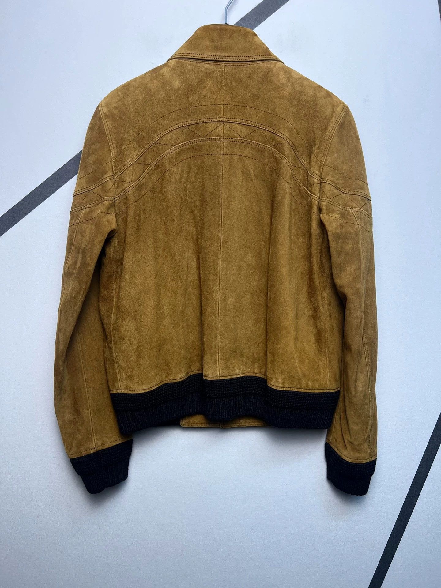Saint Laurent Paris Authentic Saint Laurent SLP suede ribbed leather jacket Size US M / EU 48-50 / 2 - 2 Thumbnail
