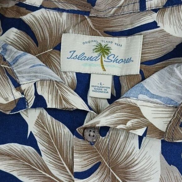 Island Shores Island Shores Hawaiian Shirt Button Down Tropical Size L Size US L / EU 52-54 / 3 - 3 Thumbnail